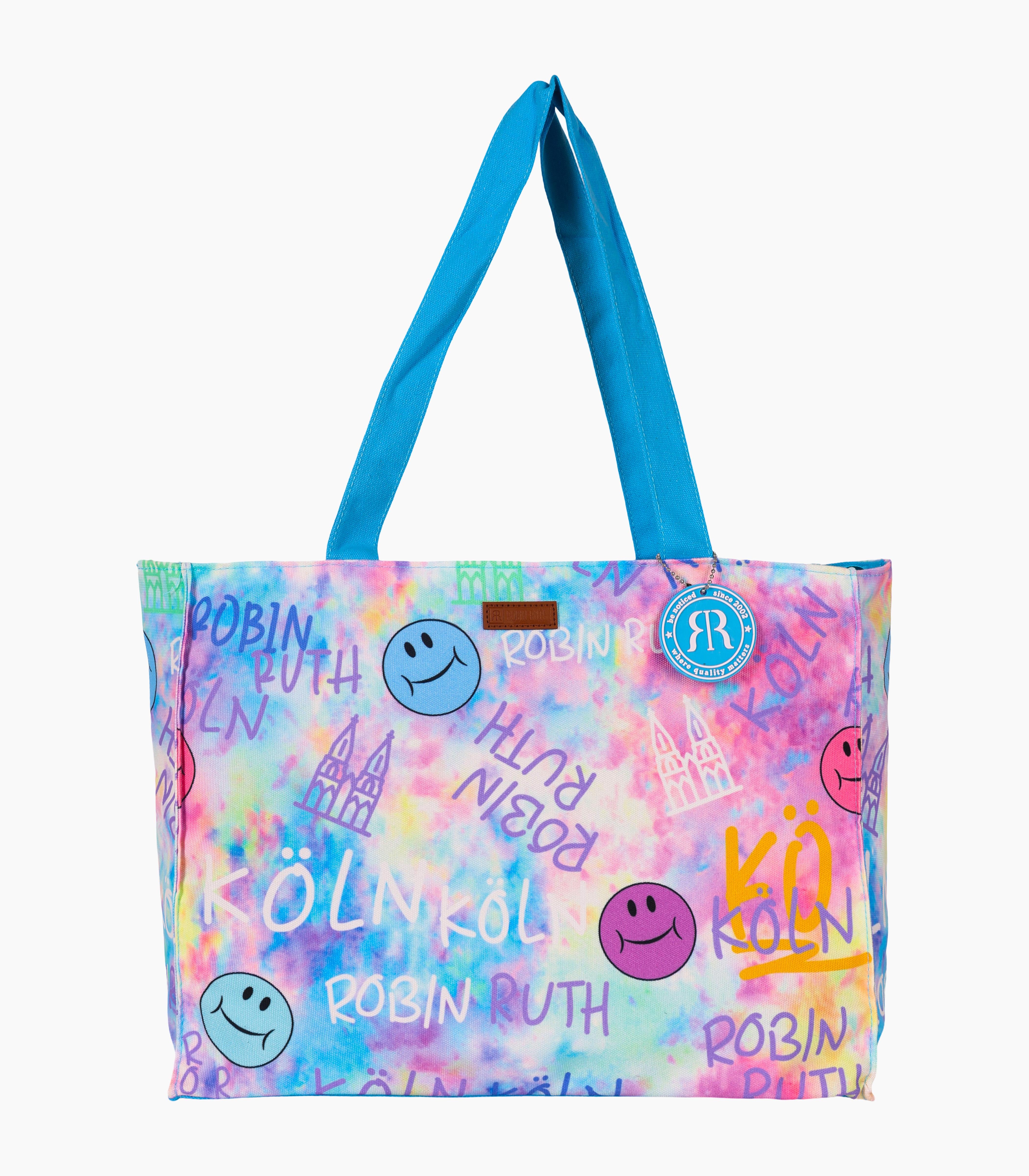 Köln Shopper Tote Bag Smiley - Large