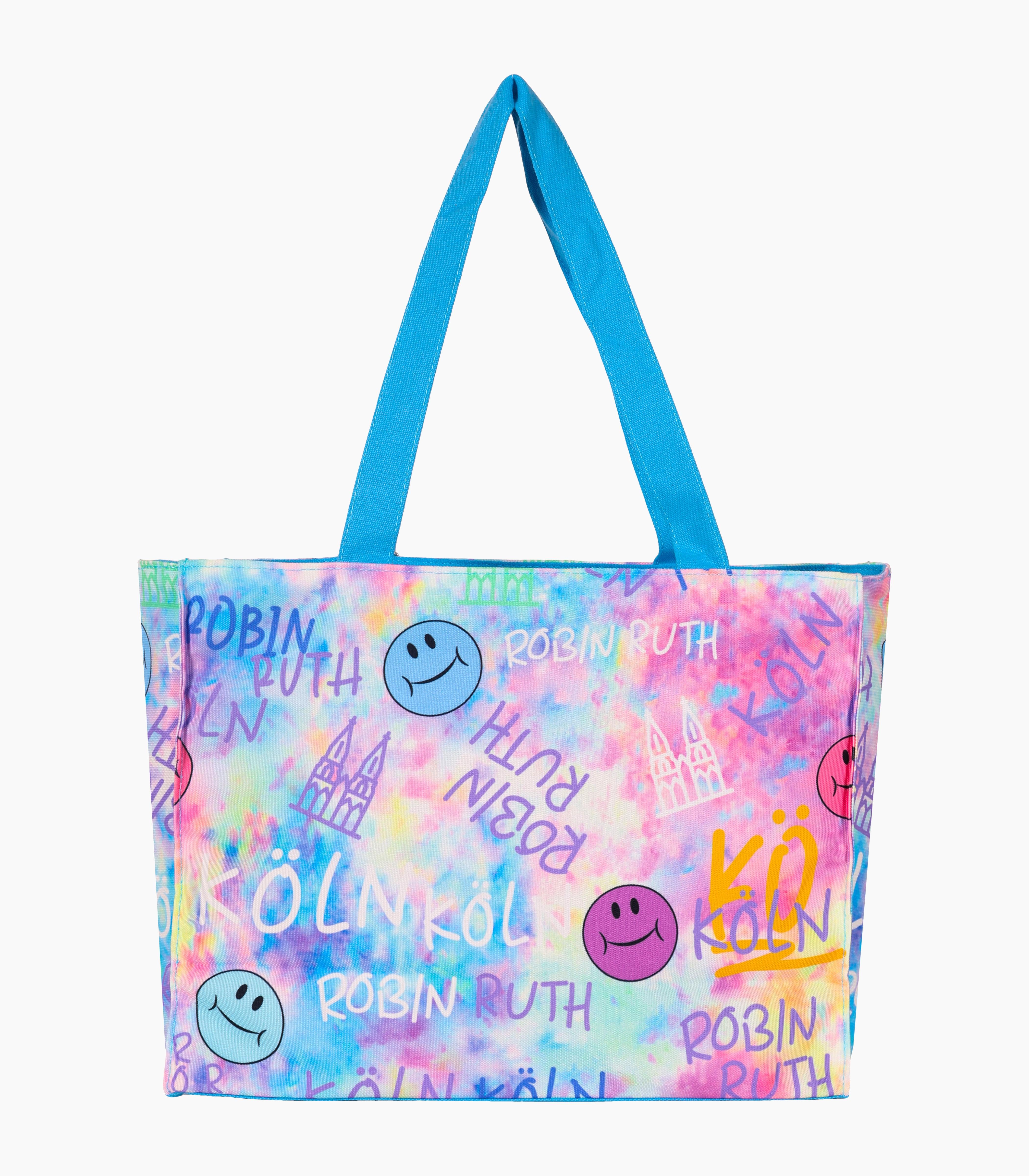 Köln Shopper Tote Bag Smiley - Small