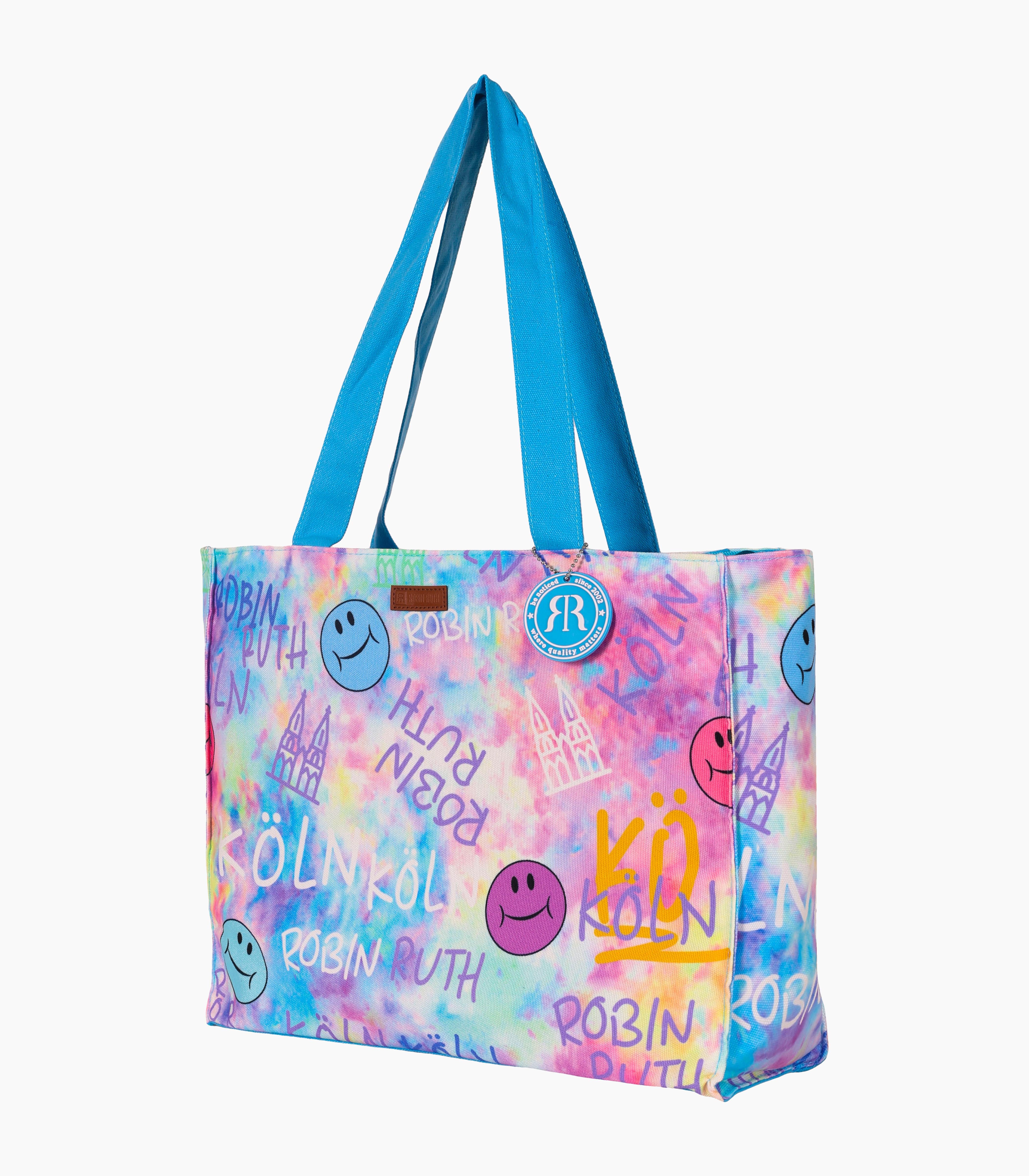 Köln Shopper Tote Bag Smiley - Small
