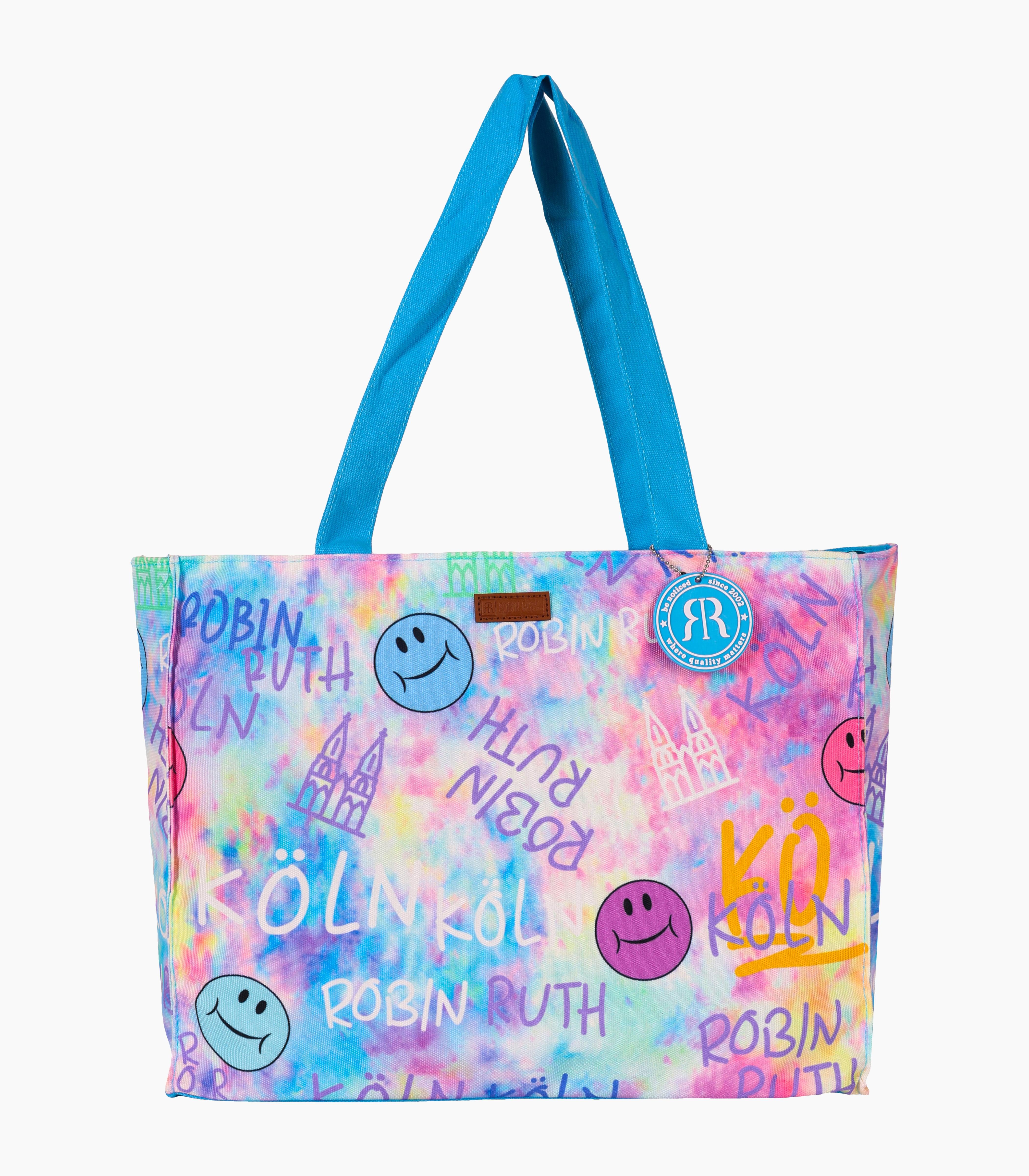 Köln Shopper Tote Bag Smiley - Small