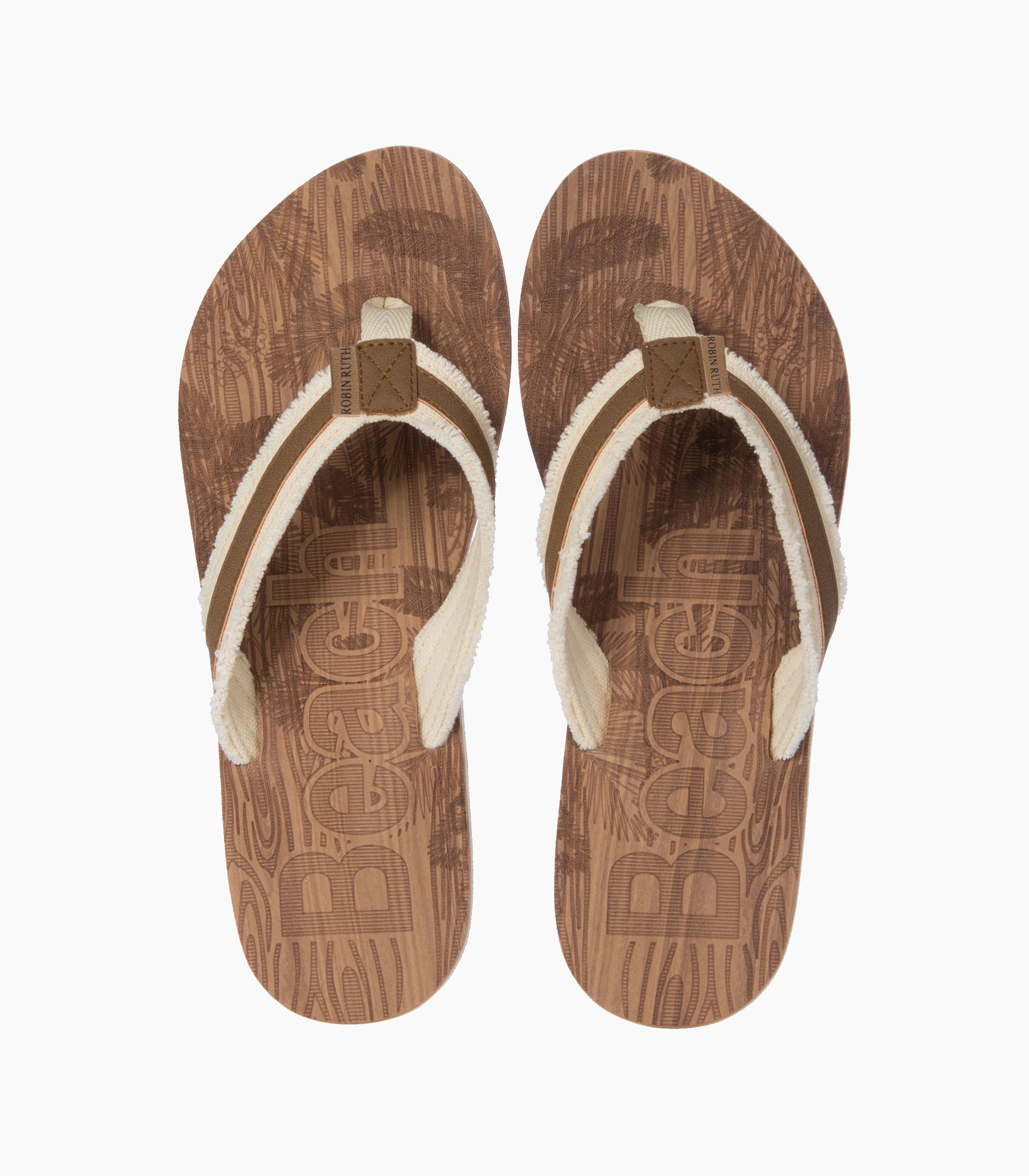 Neutral Flip Flops Kids-FF344-A - Robin Ruth