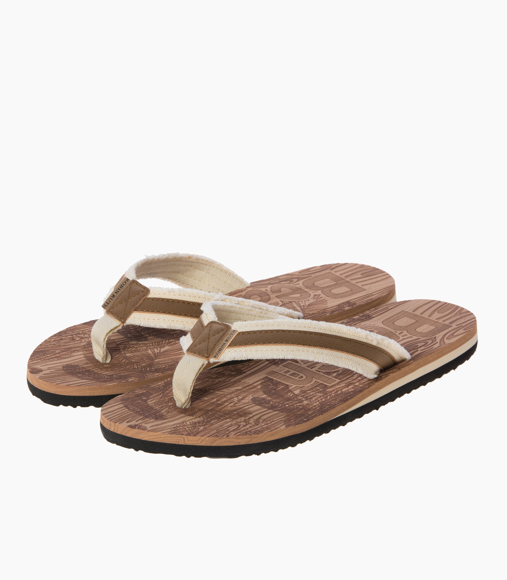 Neutral Flip Flops Kids-FF344-A - Robin Ruth