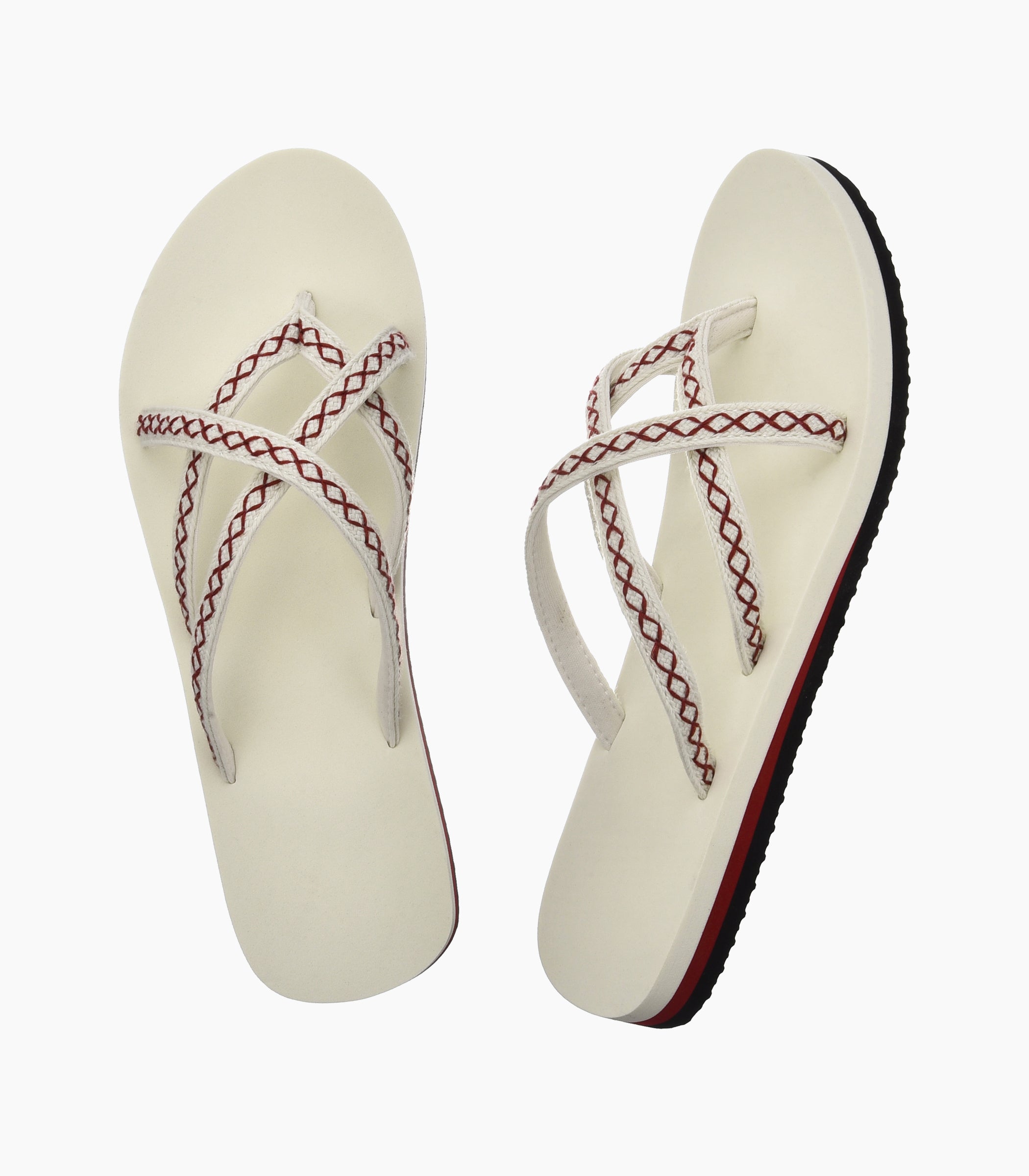 Neutral Flip Flops Women-FFG001-A - Robin Ruth