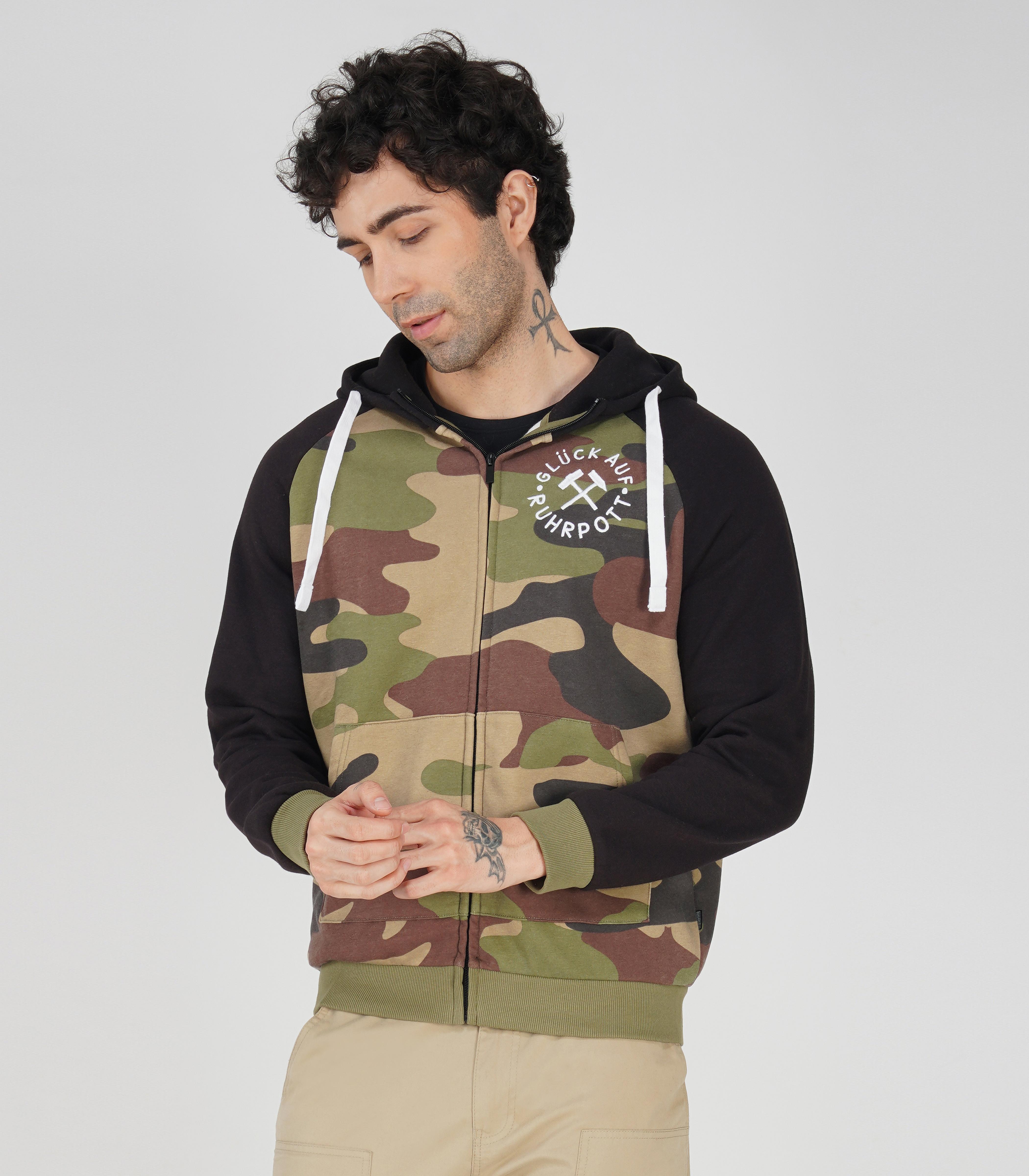 Ruhrpott Zip Hoodie Men-RRH20