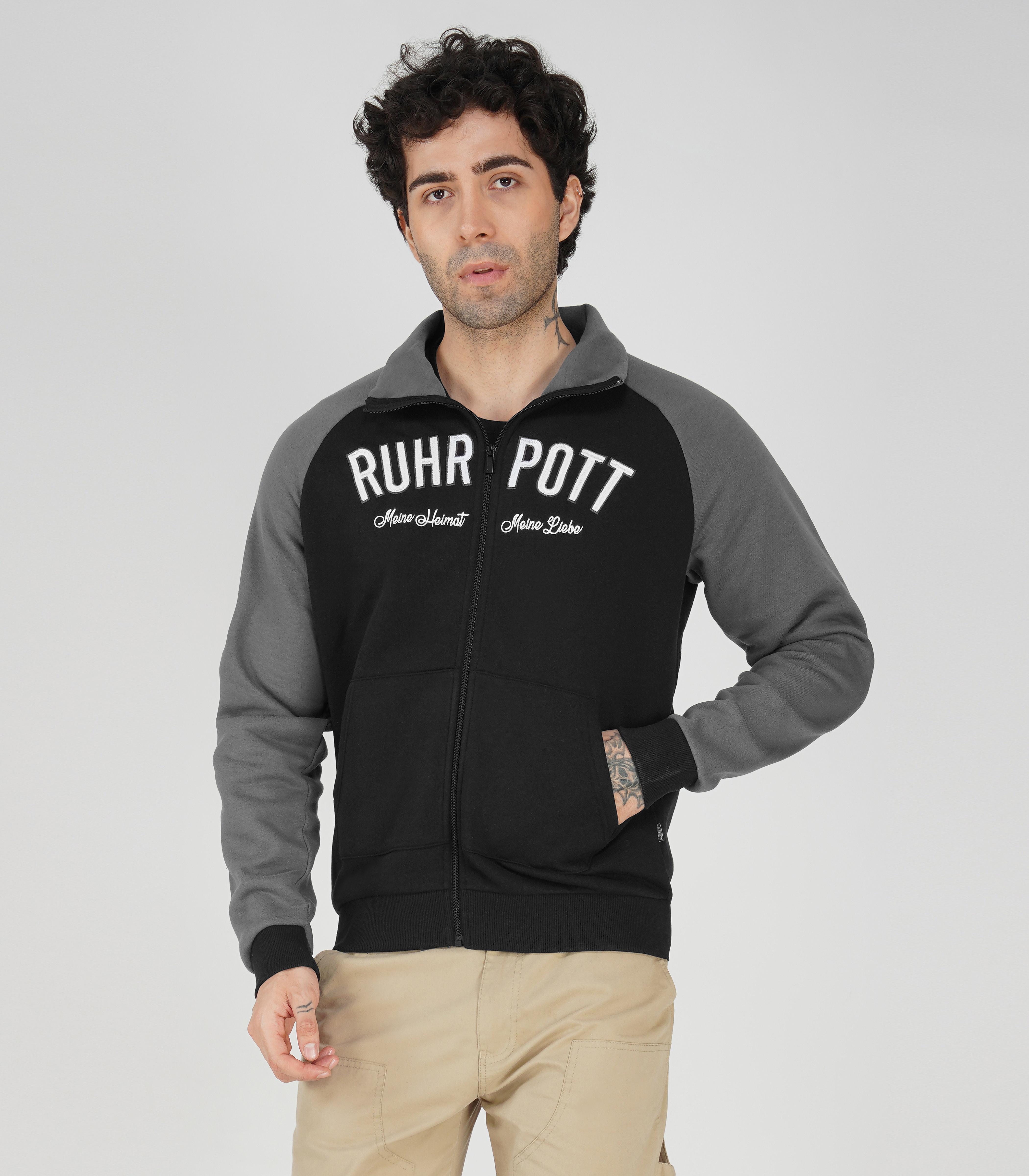 Ruhrpott Zip Hoodie Men-RRH21