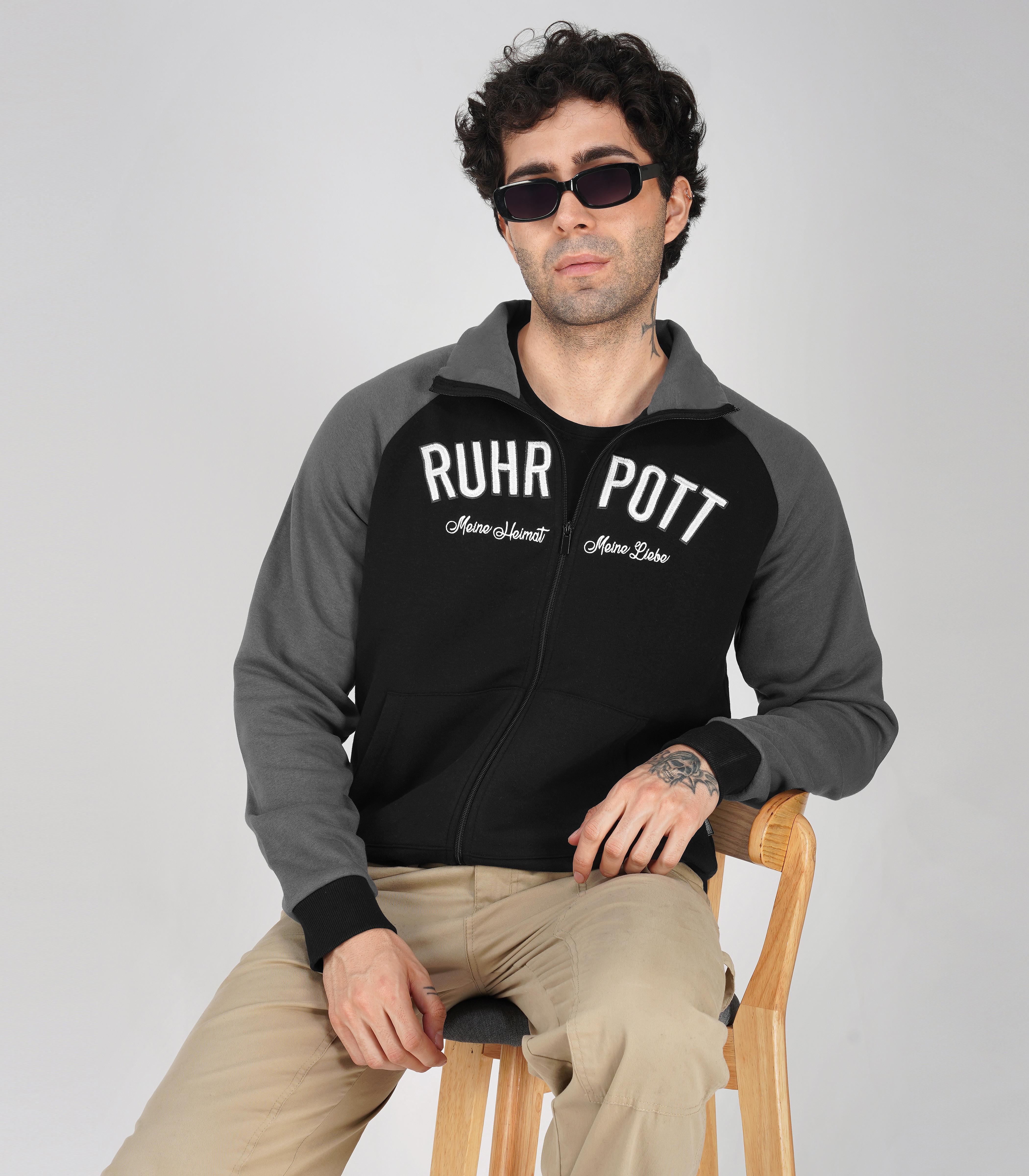 Ruhrpott Zip Hoodie Men-RRH21