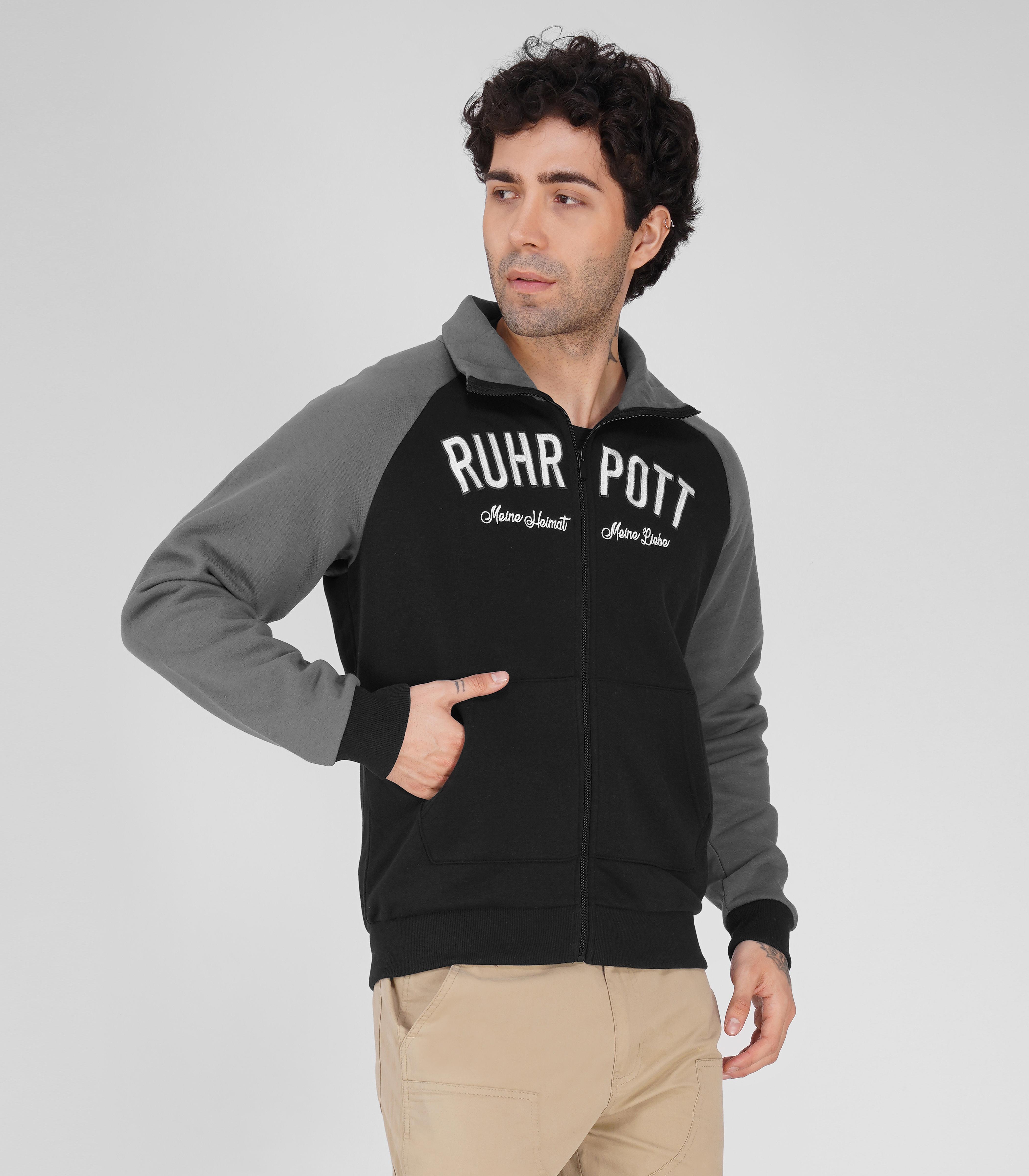 Ruhrpott Zip Hoodie Men-RRH21