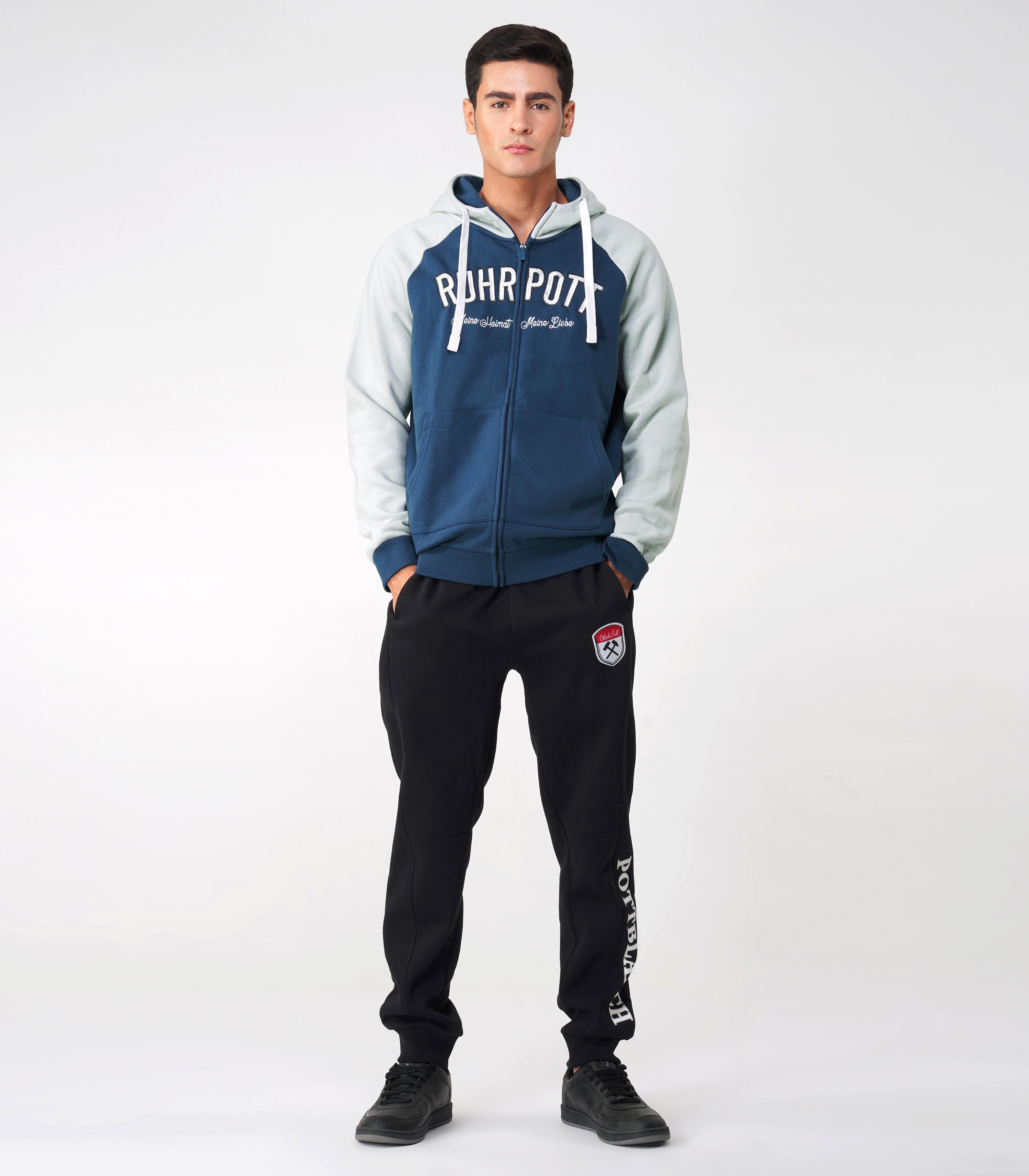 Ruhrpott Zip Hoodie Men-RRH22