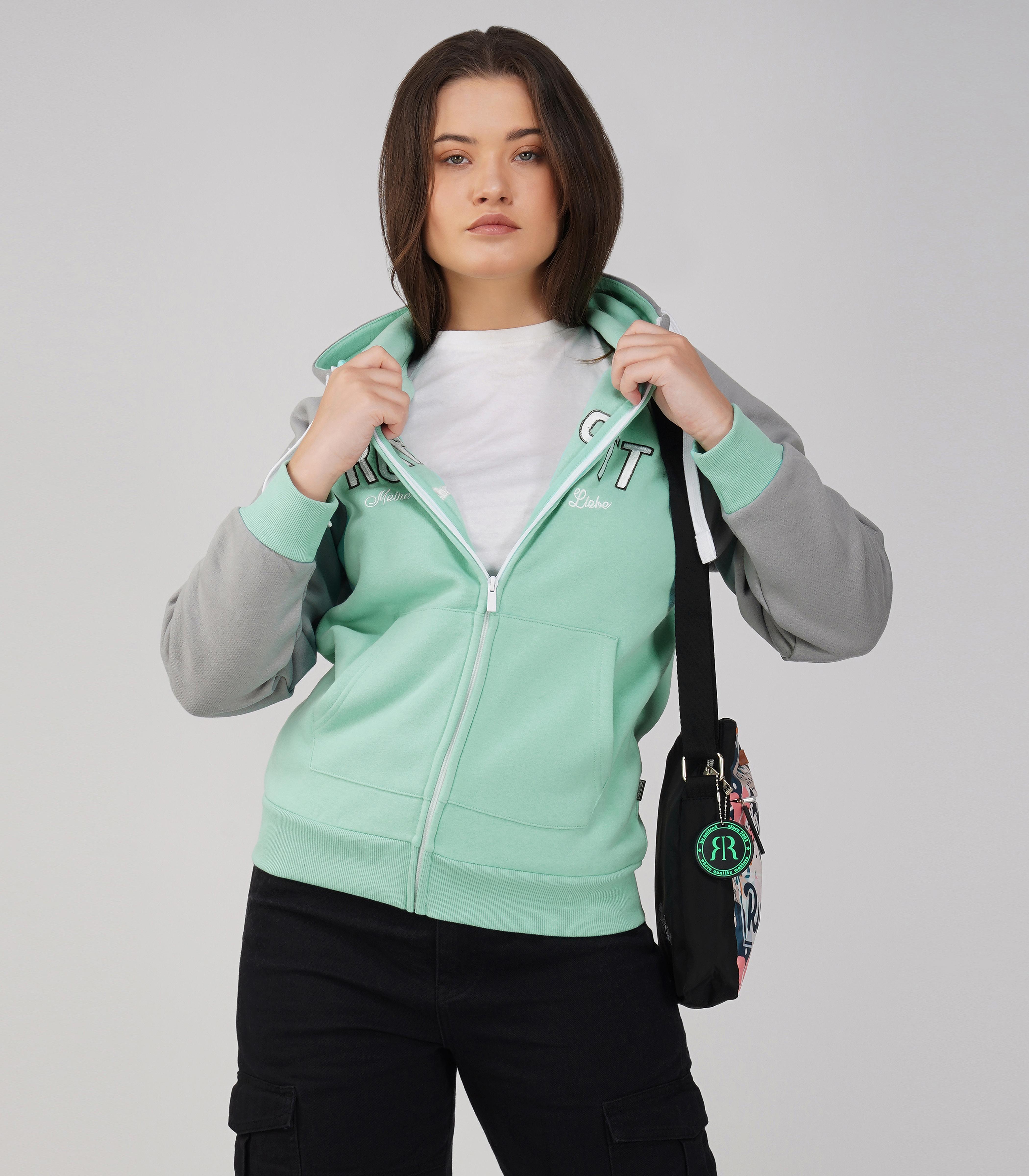 Ruhrpott Zip Hoodie Women-RRH29