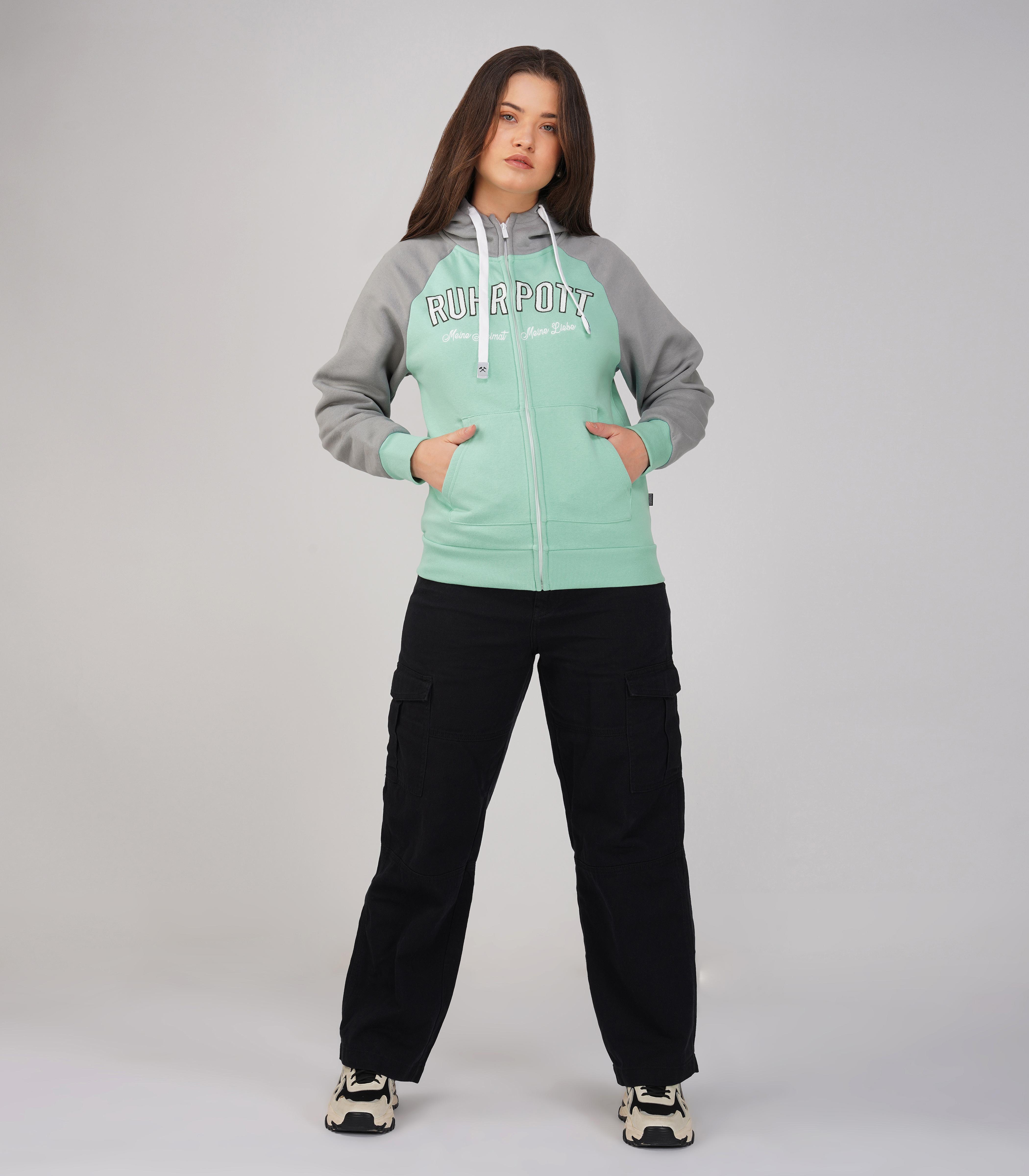 Ruhrpott Zip Hoodie Women-RRH29