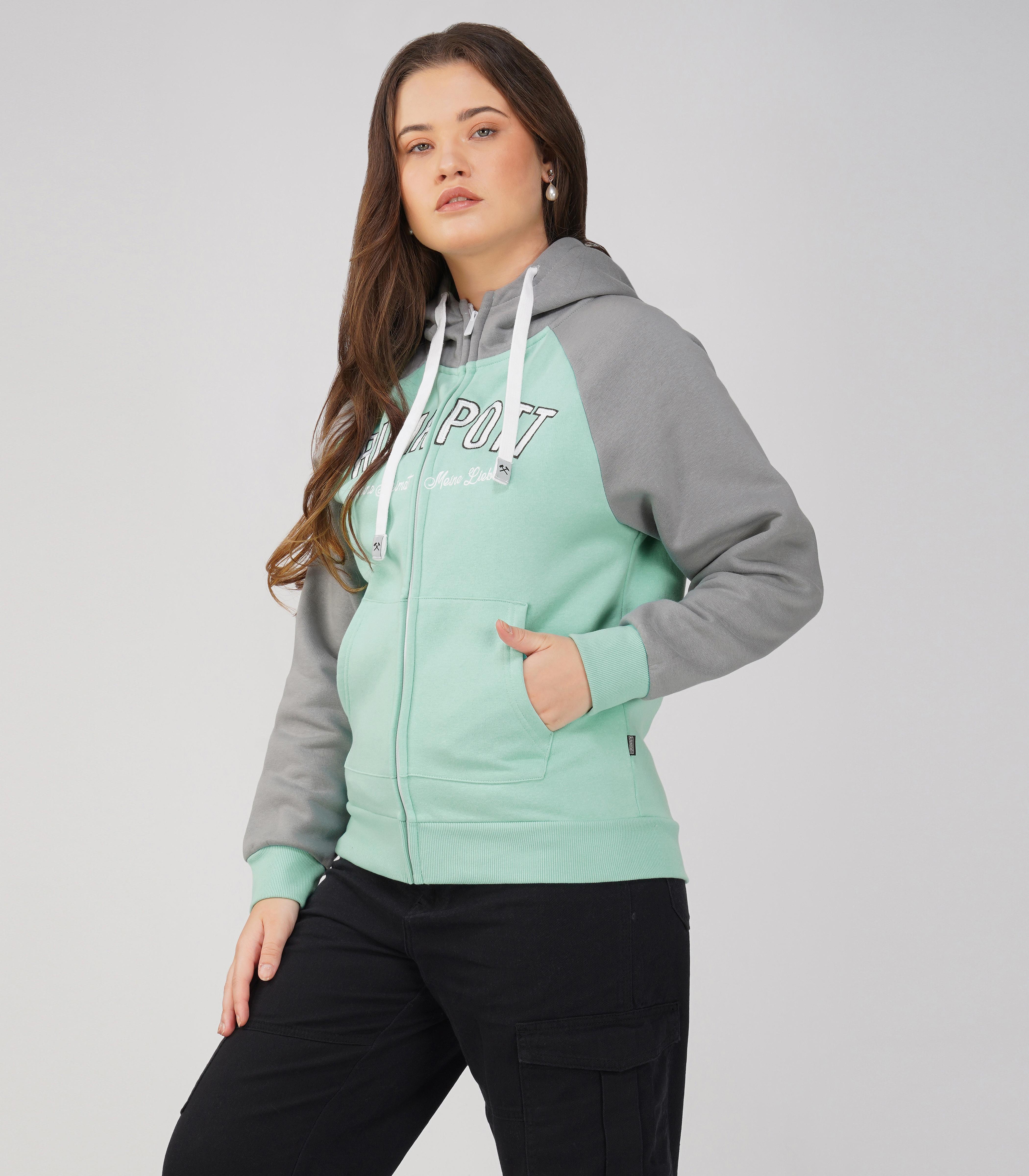 Ruhrpott Zip Hoodie Women-RRH29