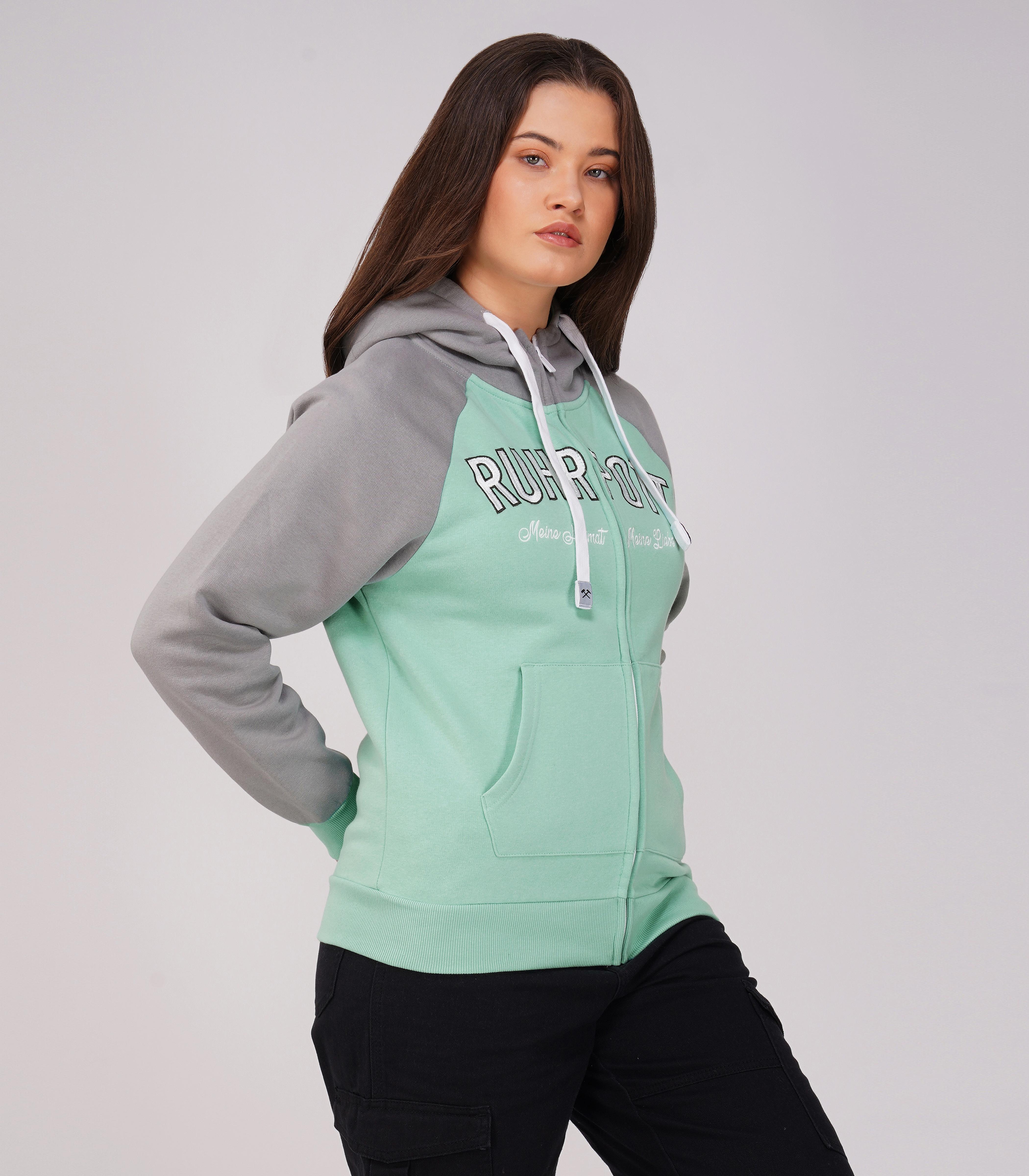 Ruhrpott Zip Hoodie Women-RRH29