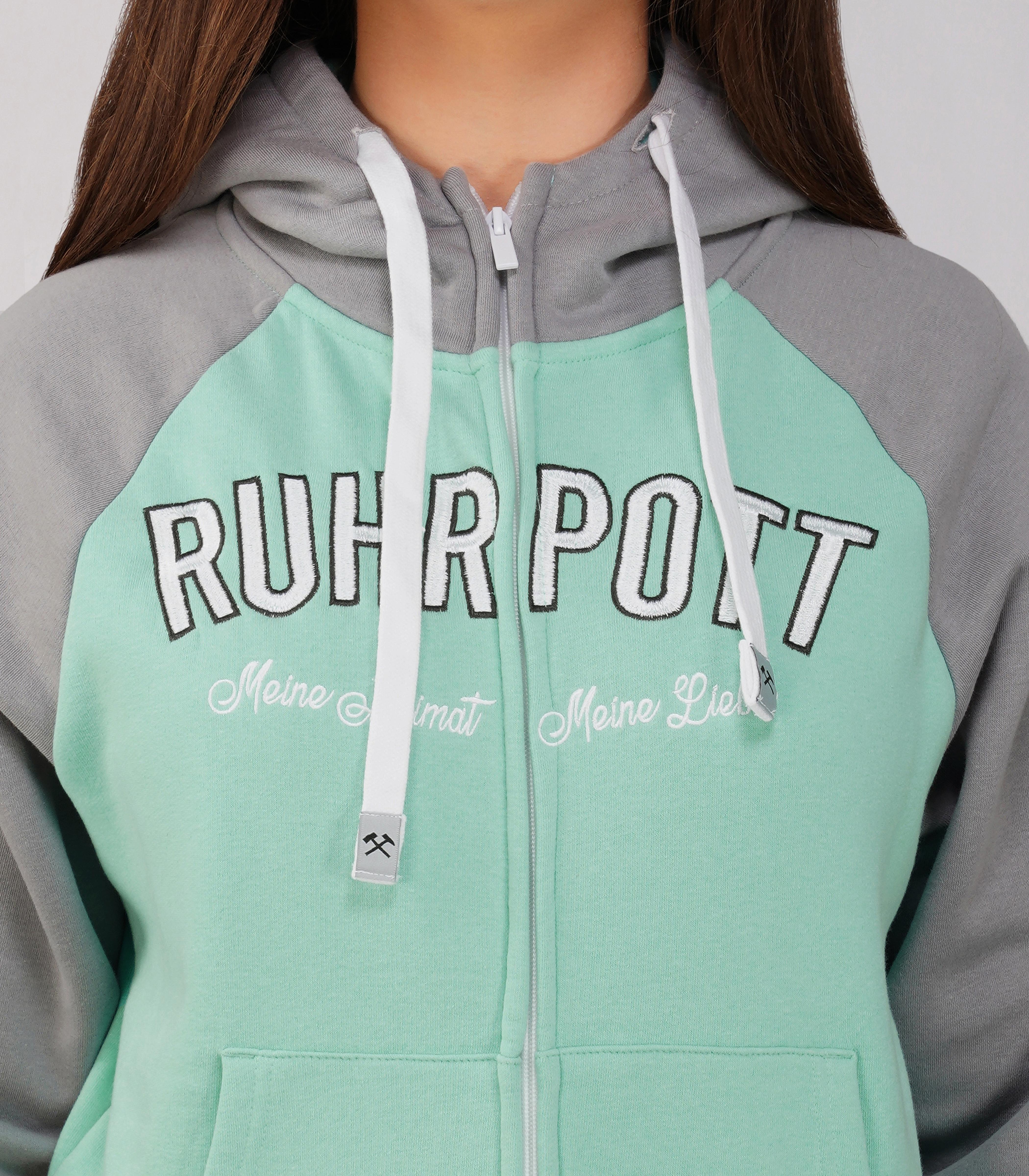 Ruhrpott Zip Hoodie Women-RRH29