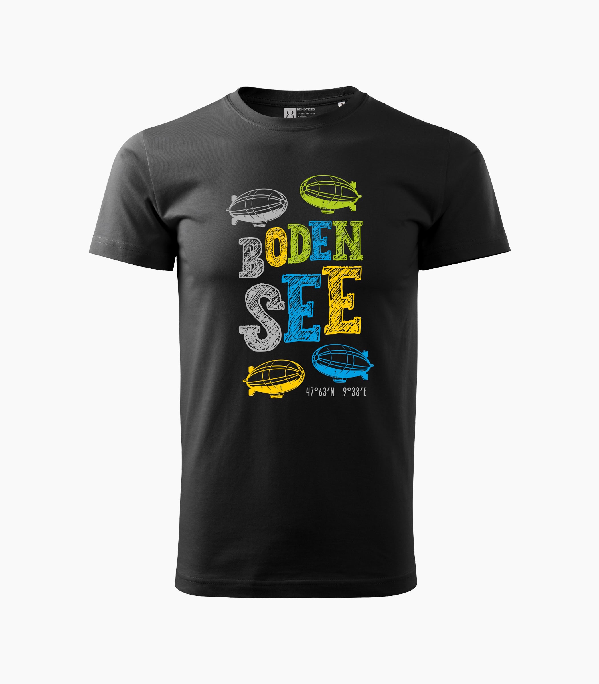 Bodensee Round neck T-Shirt Unisex-RRT01 - Robin Ruth