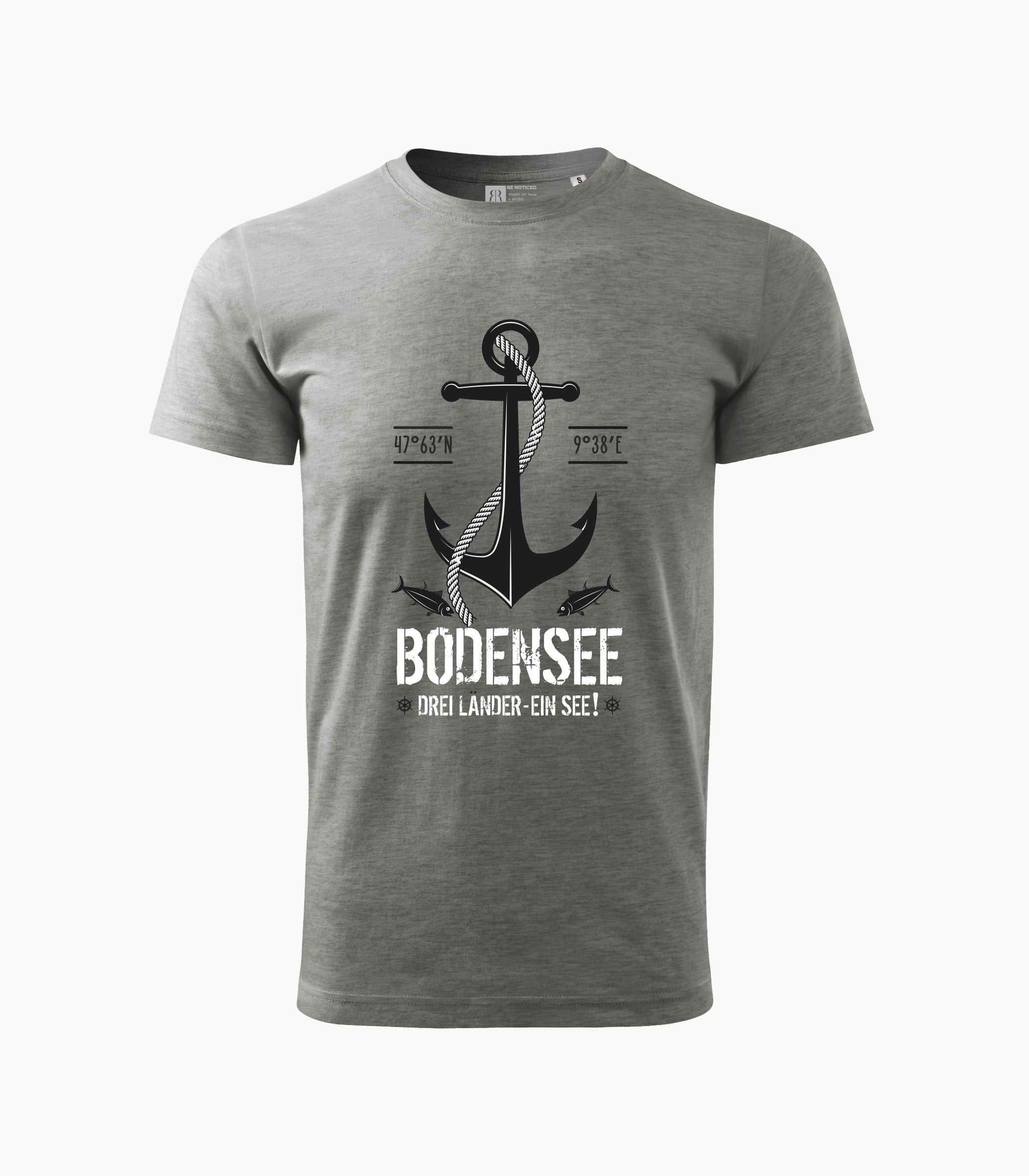 Bodensee Round neck T-Shirt Unisex-RRT05 - Robin Ruth