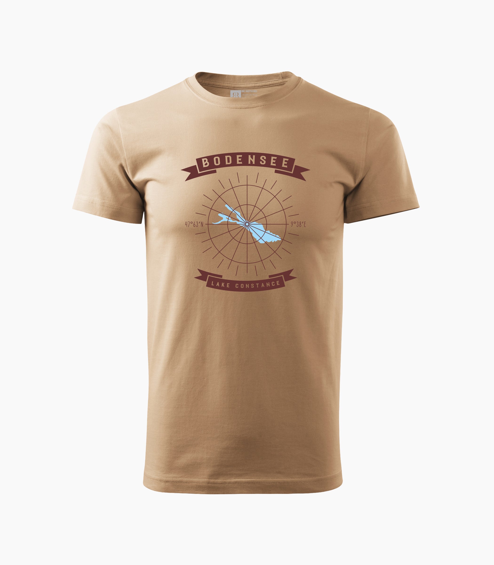 Bodensee Round neck T-Shirt Unisex-RRT07 - Robin Ruth