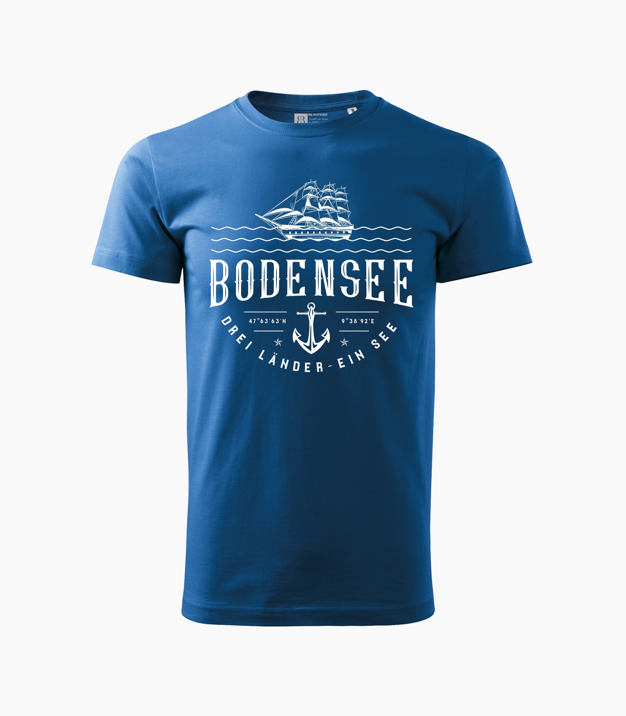 Bodensee Round neck T-Shirt Unisex-RRT08 - Robin Ruth