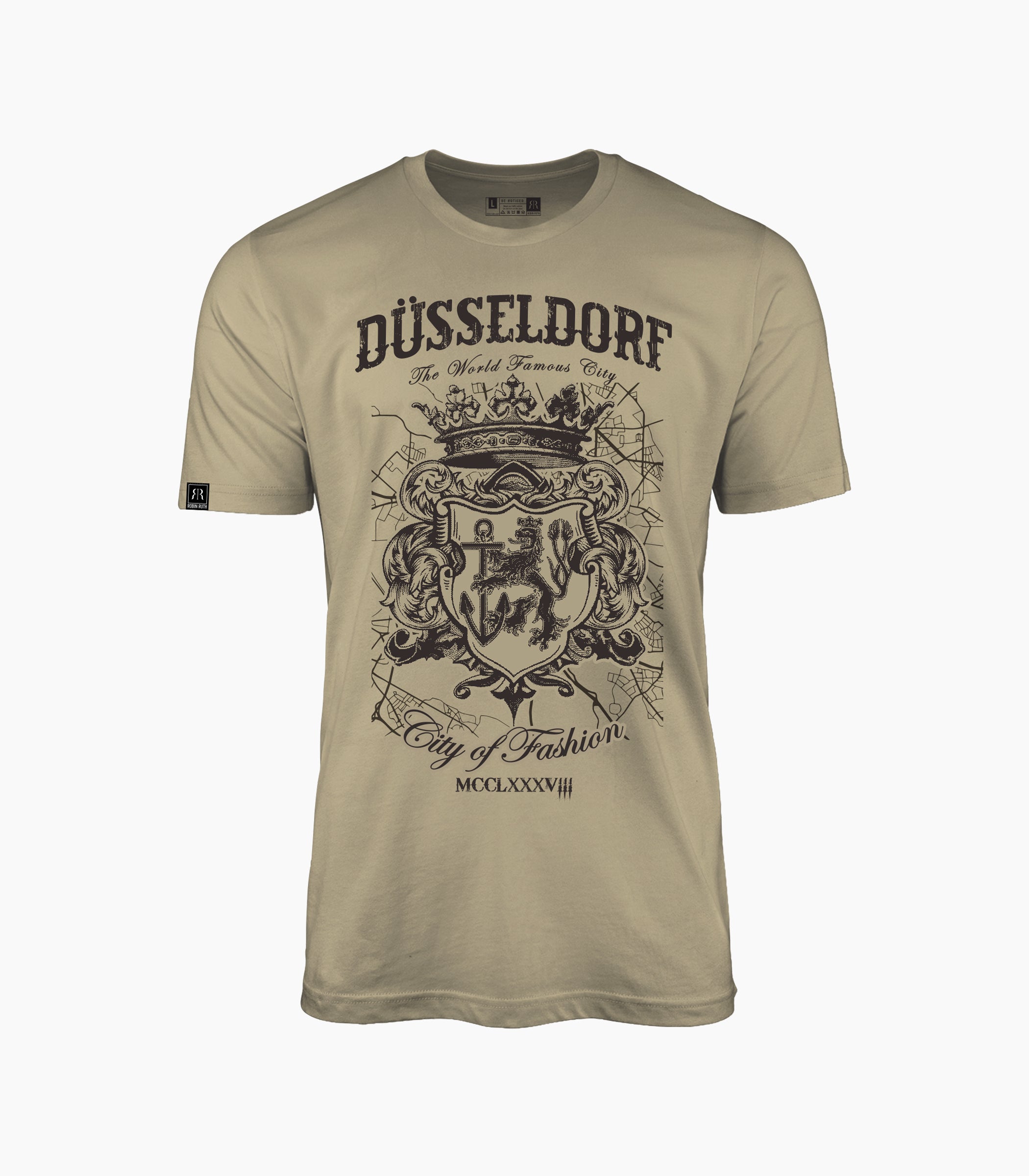 Düsseldorf Round neck T-Shirt Unisex-RRT292 - Robin Ruth