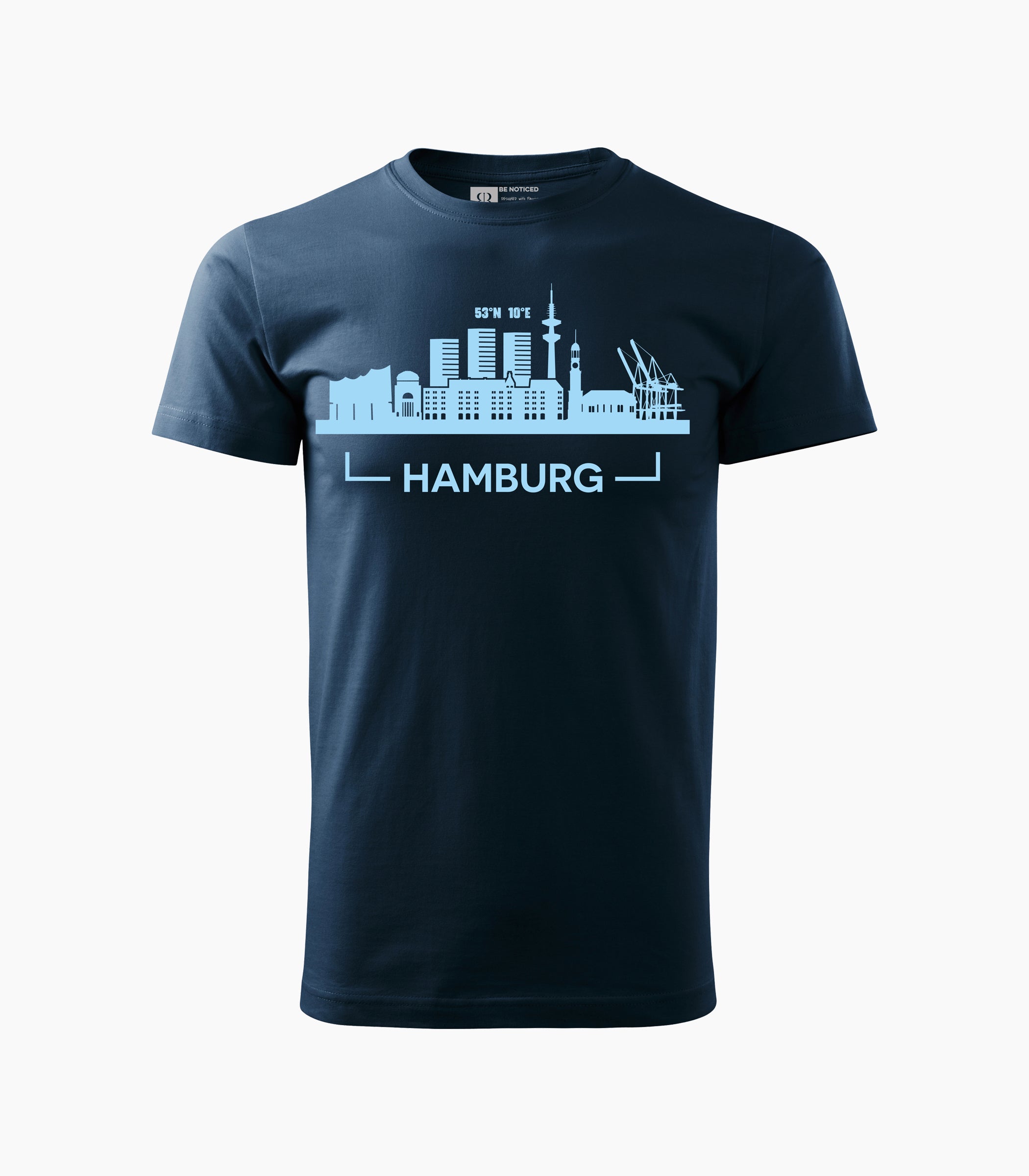 Hamburg Round neck T-Shirt Unisex-RRT31 - Robin Ruth