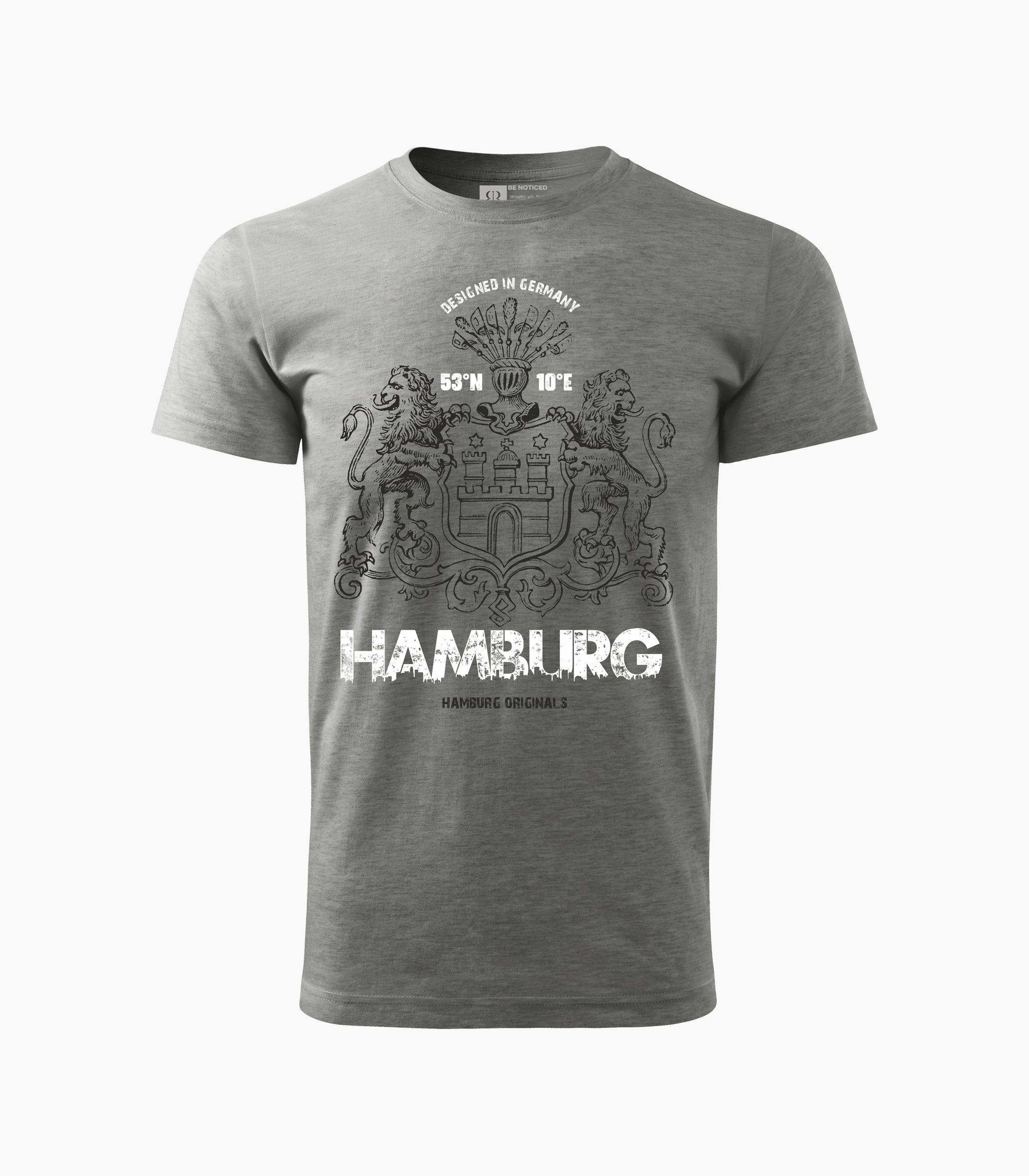 Hamburg Round neck T-Shirt Unisex-RRT32 - Robin Ruth