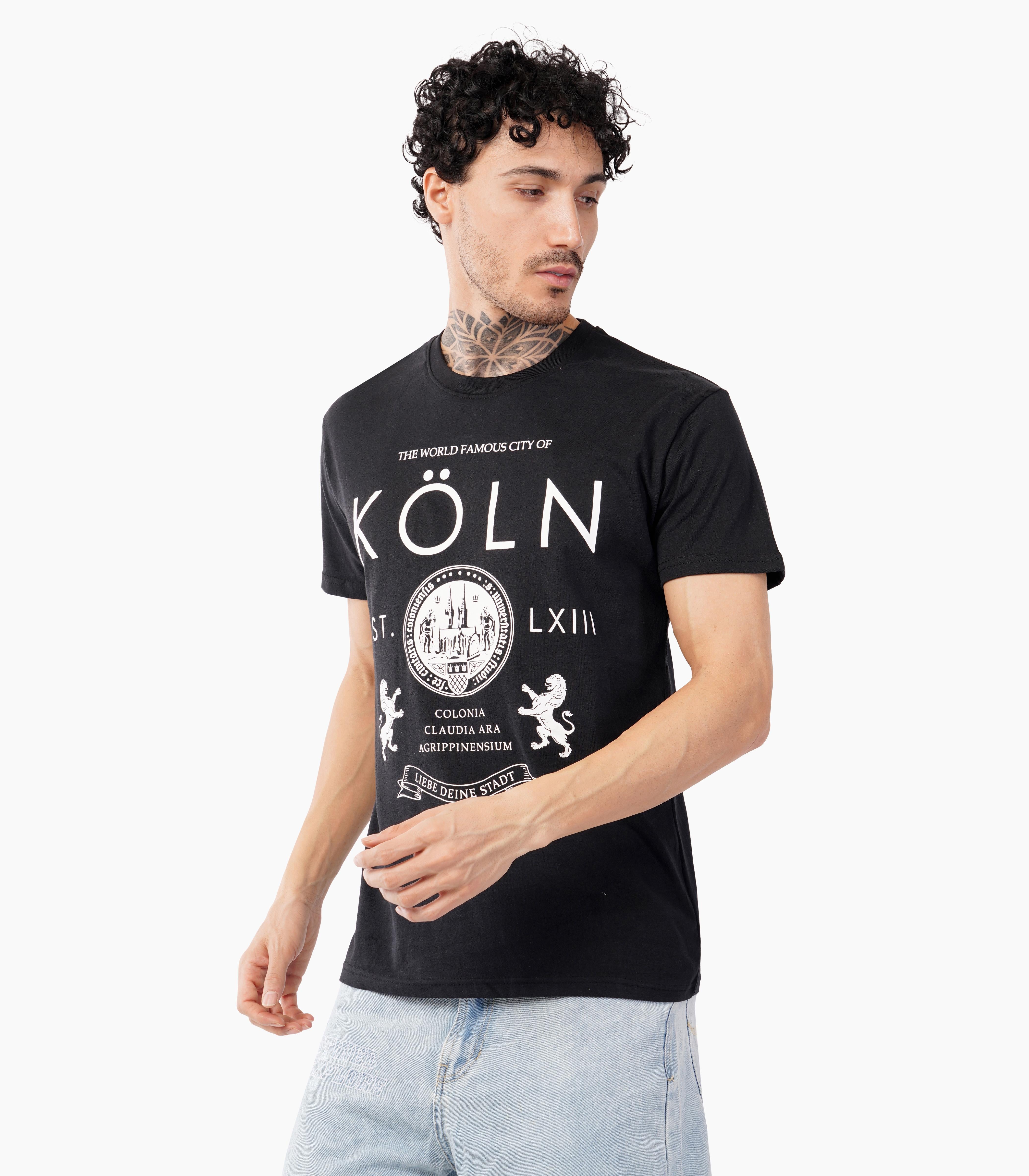 Köln Round neck T-Shirt Unisex-RRT412