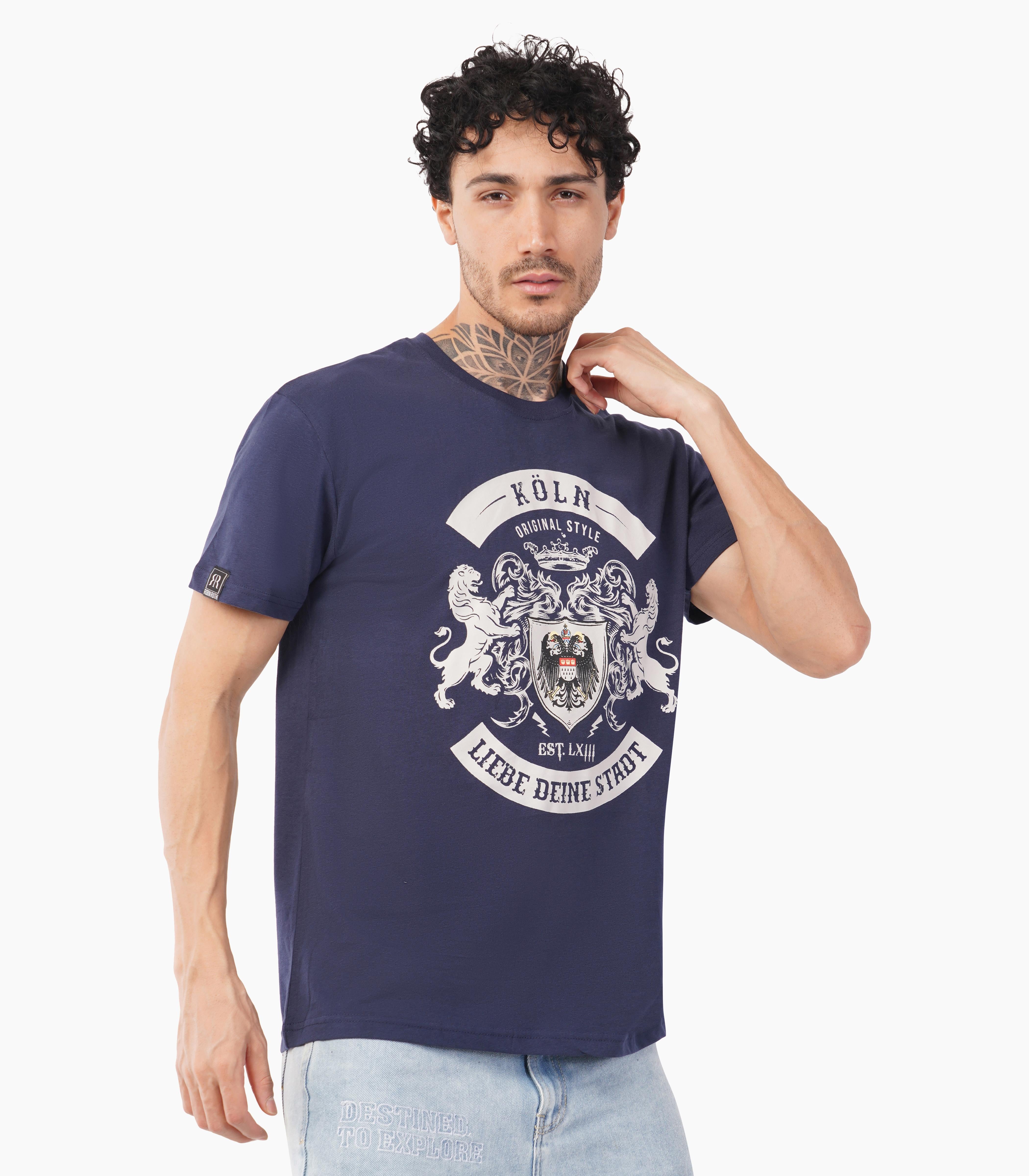 Köln Round neck T-Shirt Unisex-RRT419