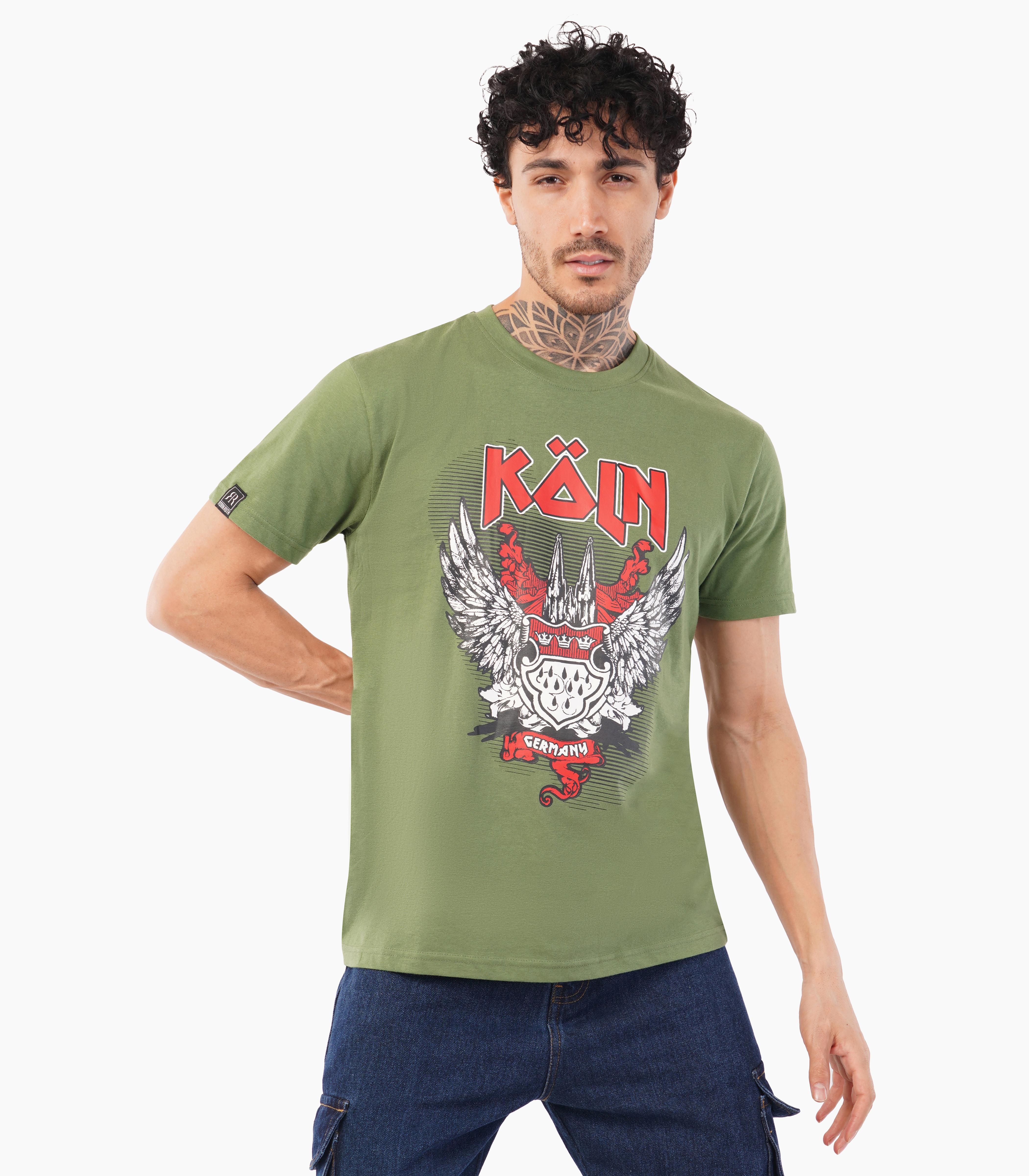 Köln Round neck T-Shirt Unisex-RRT425