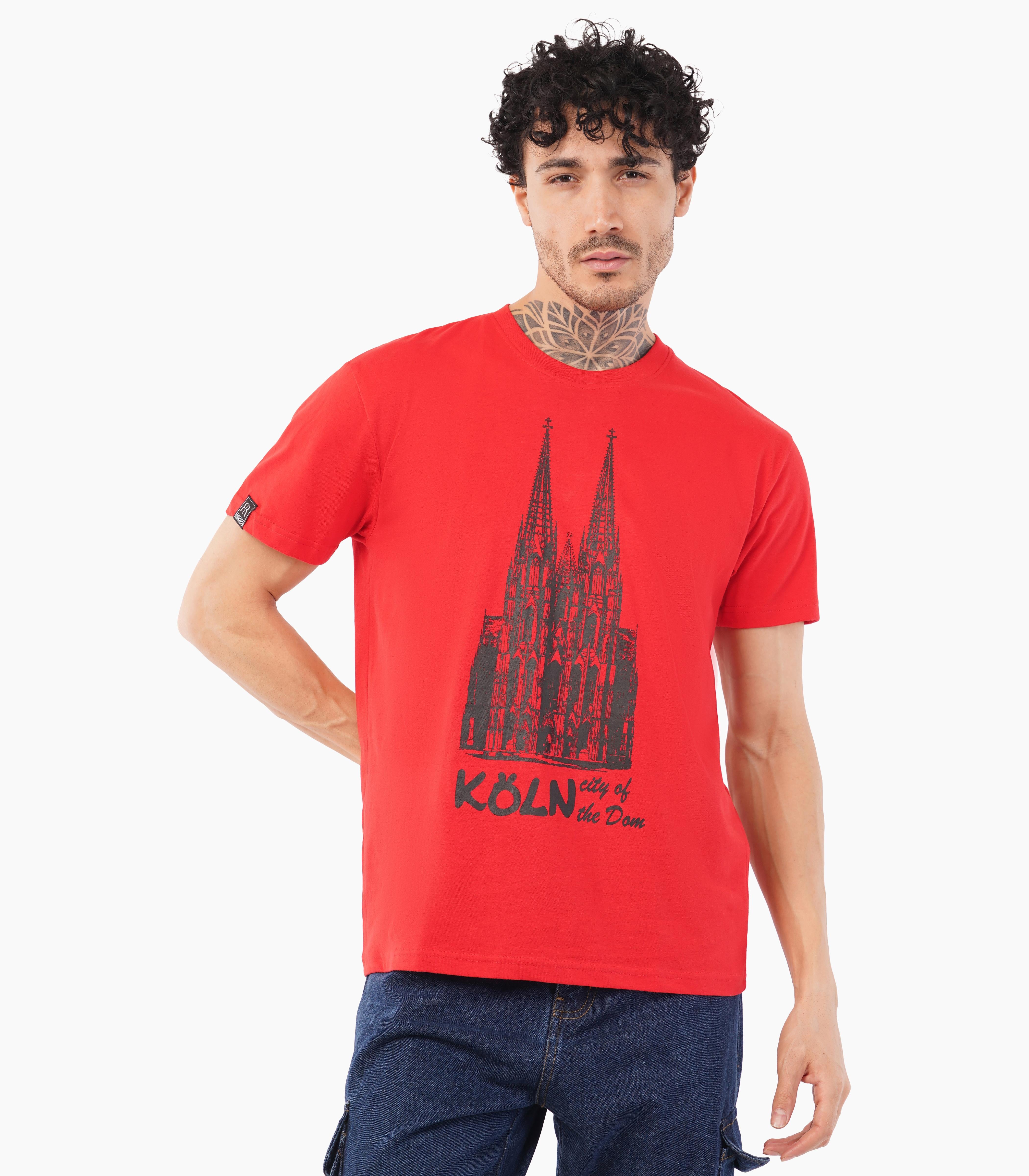 Köln Round neck T-Shirt Unisex-RRT429