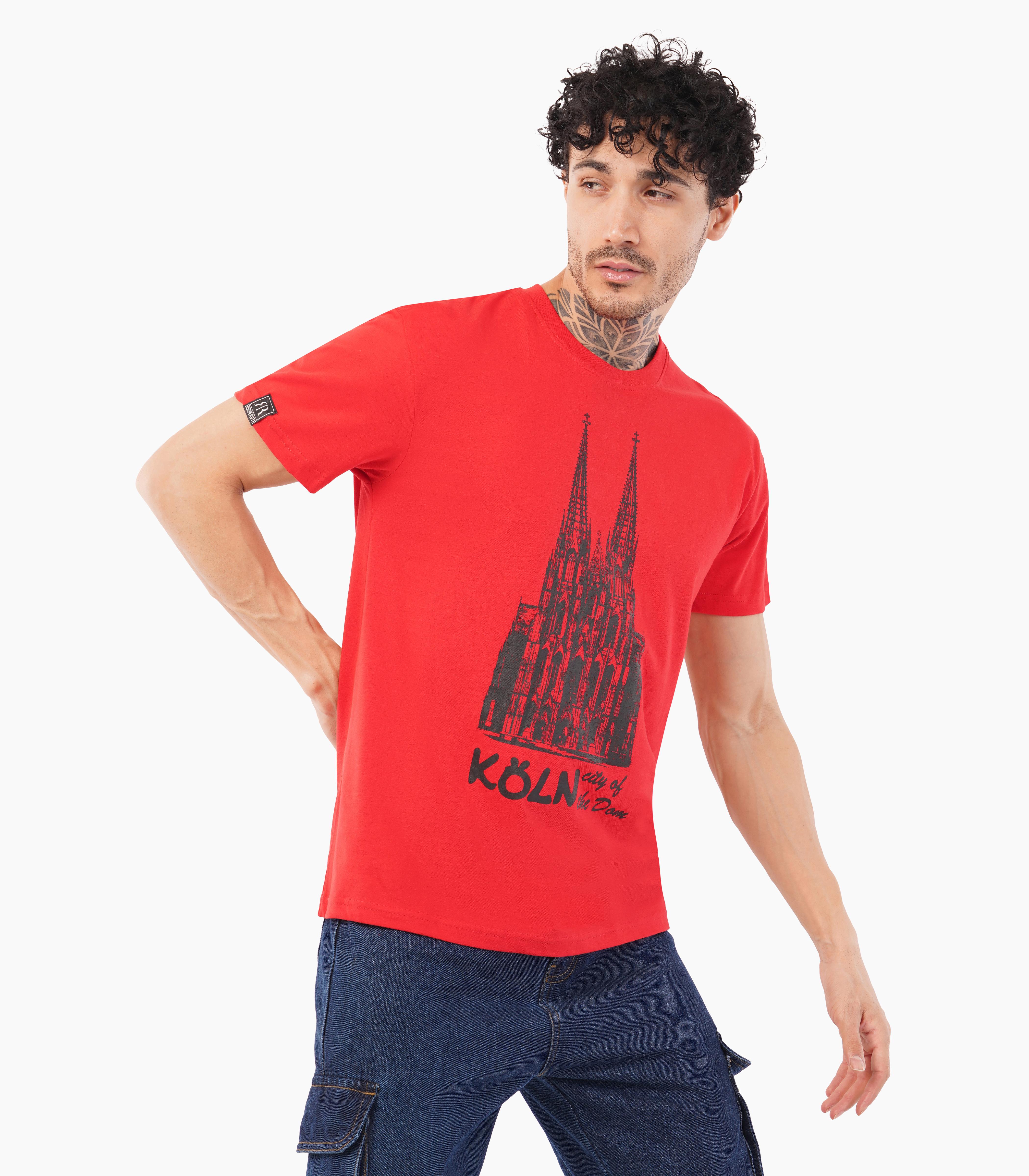 Köln Round neck T-Shirt Unisex-RRT429