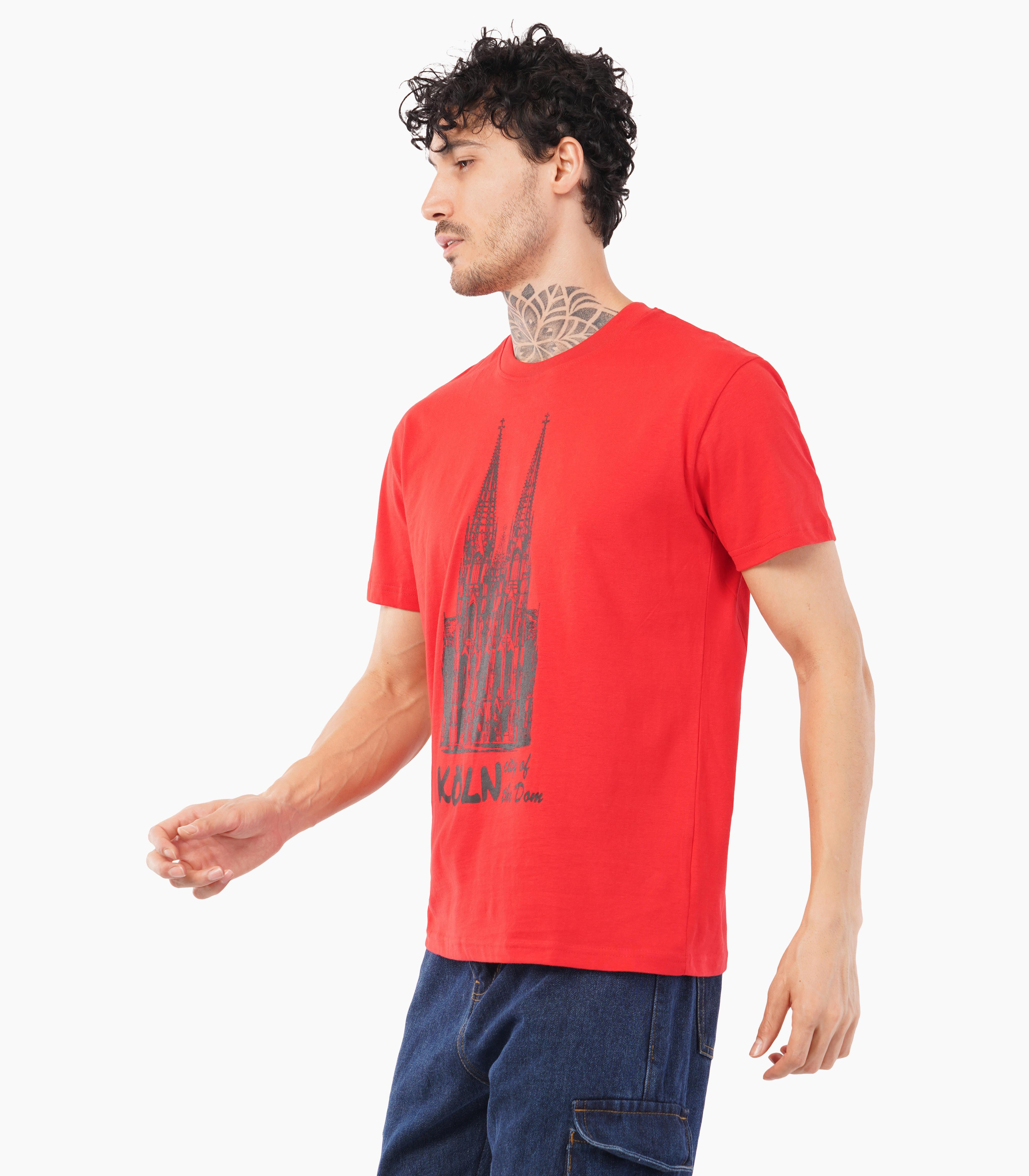 Köln Round neck T-Shirt Unisex-RRT429