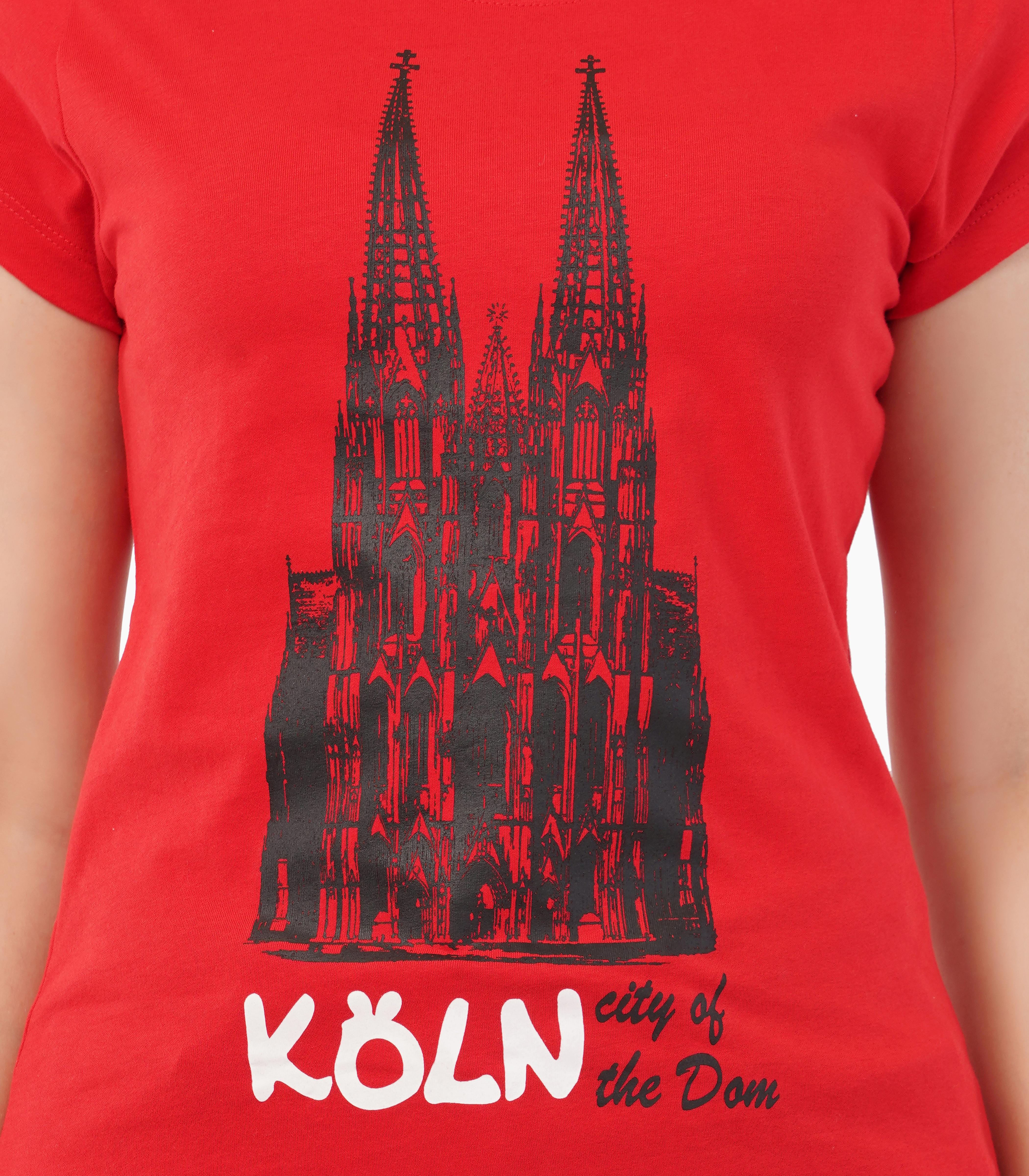 Köln Round neck T-Shirt Women-RRT431