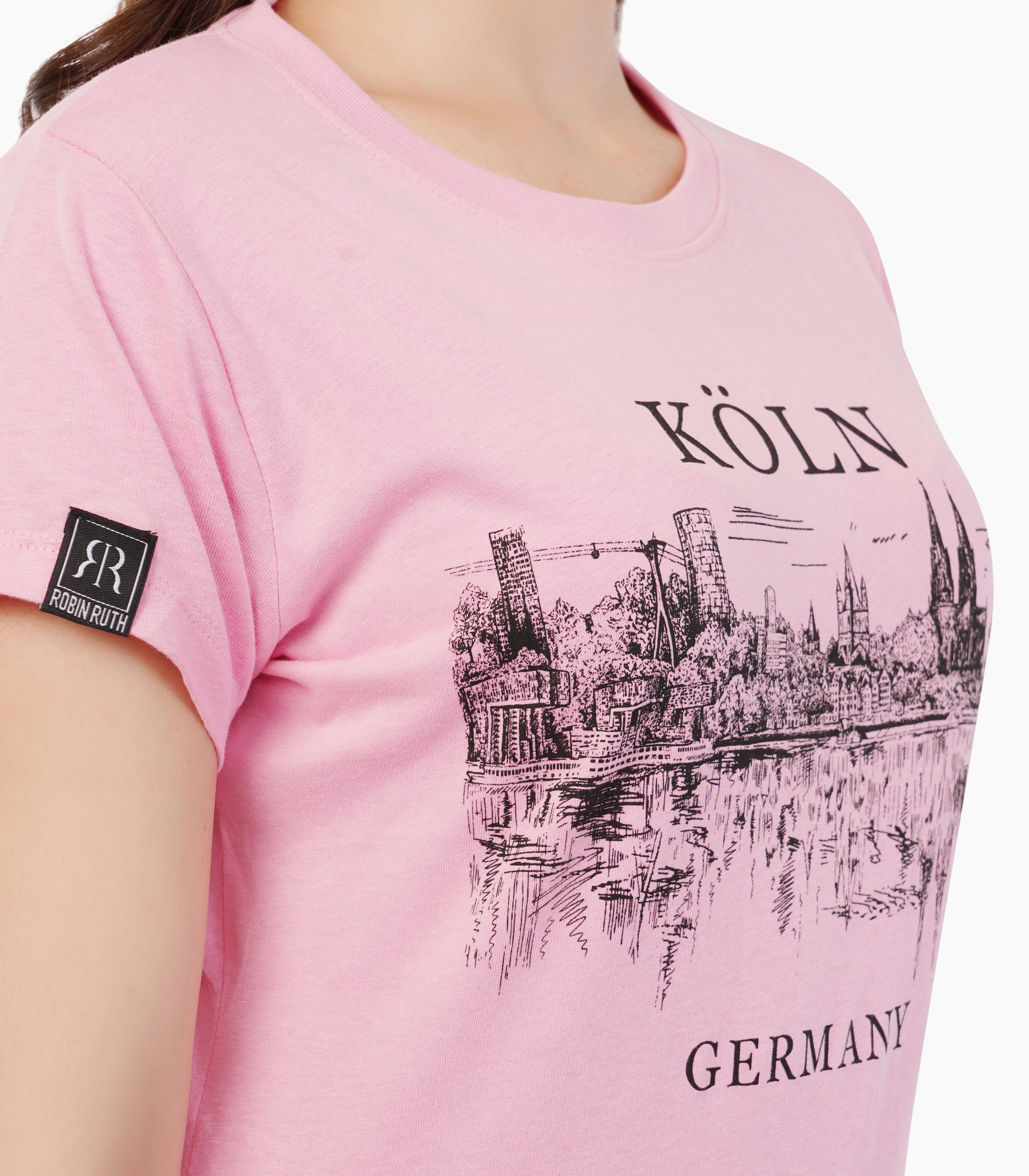 Köln Round neck T-Shirt Women-RRT439