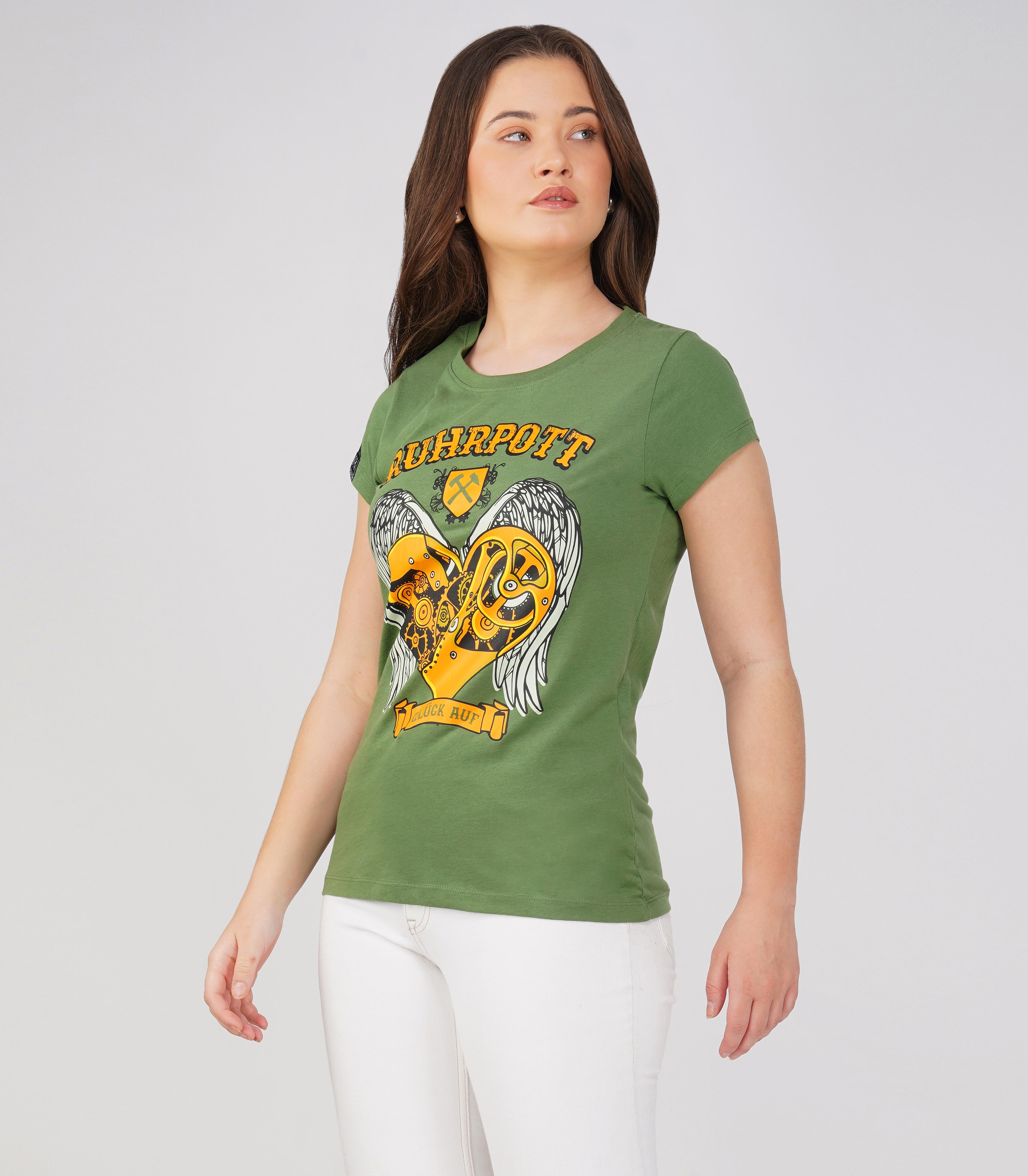 Ruhrpott Round neck T-Shirt Women-RRT545