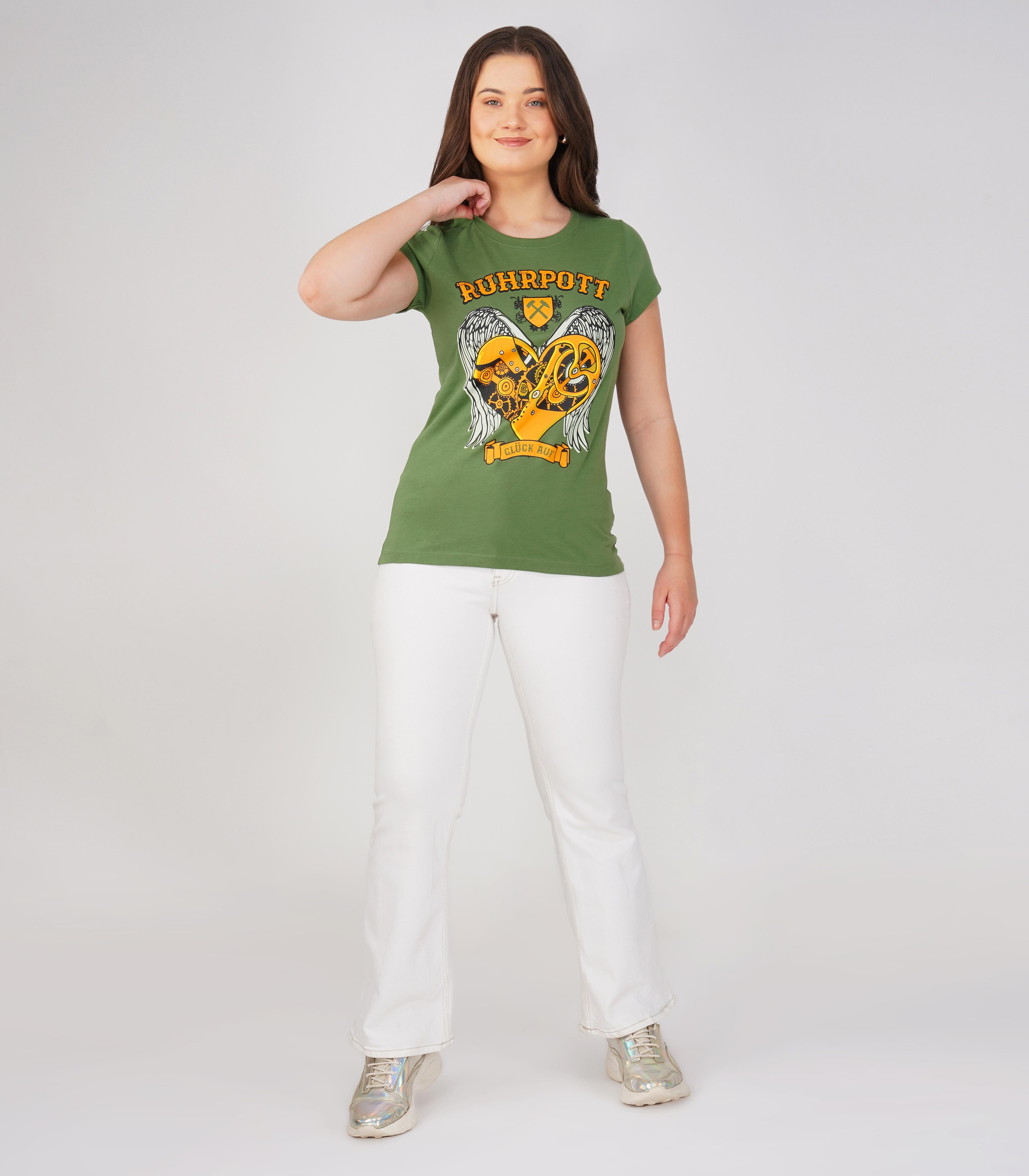 Ruhrpott Round neck T-Shirt Women-RRT545