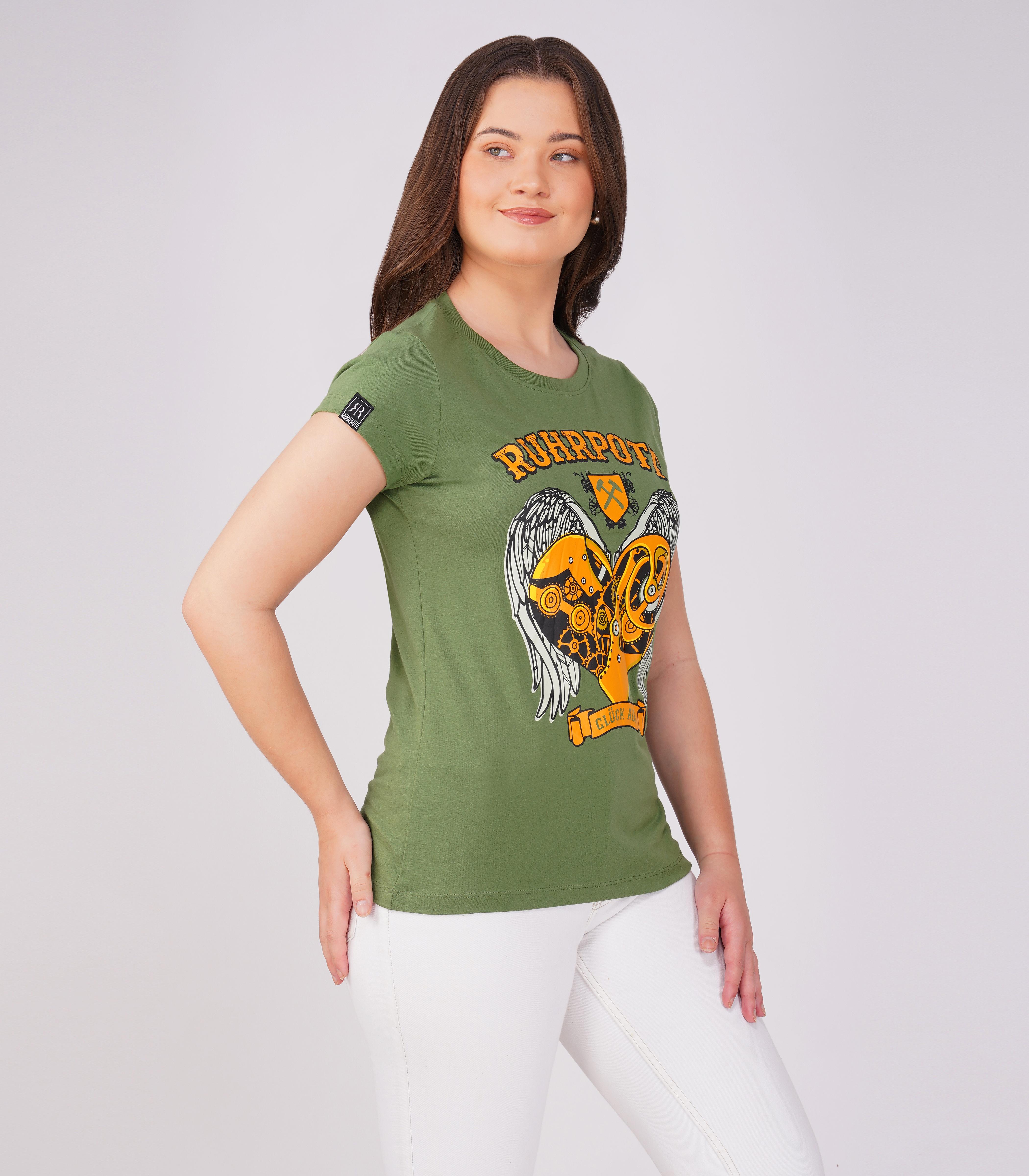 Ruhrpott Round neck T-Shirt Women-RRT545