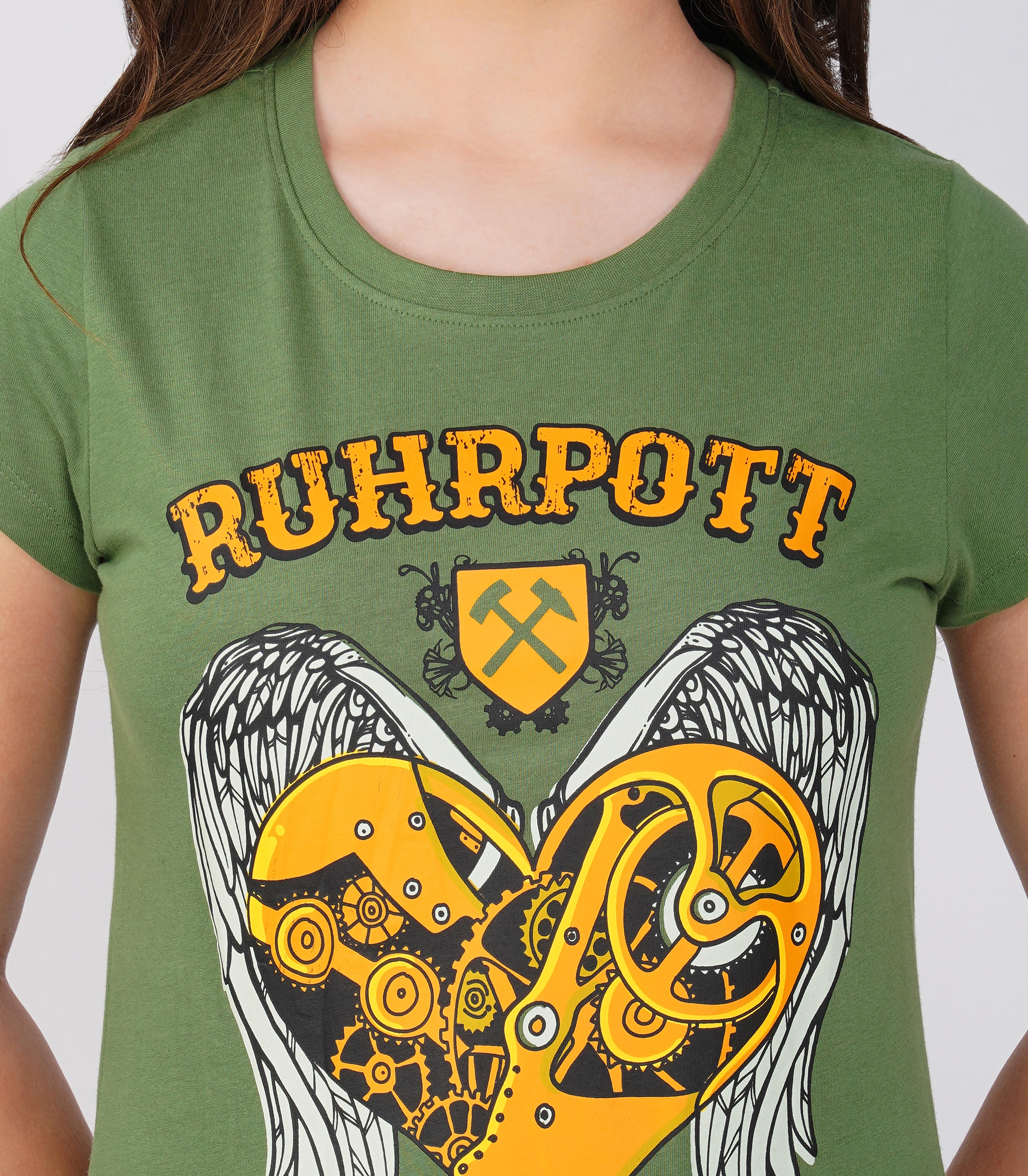 Ruhrpott Round neck T-Shirt Women-RRT545