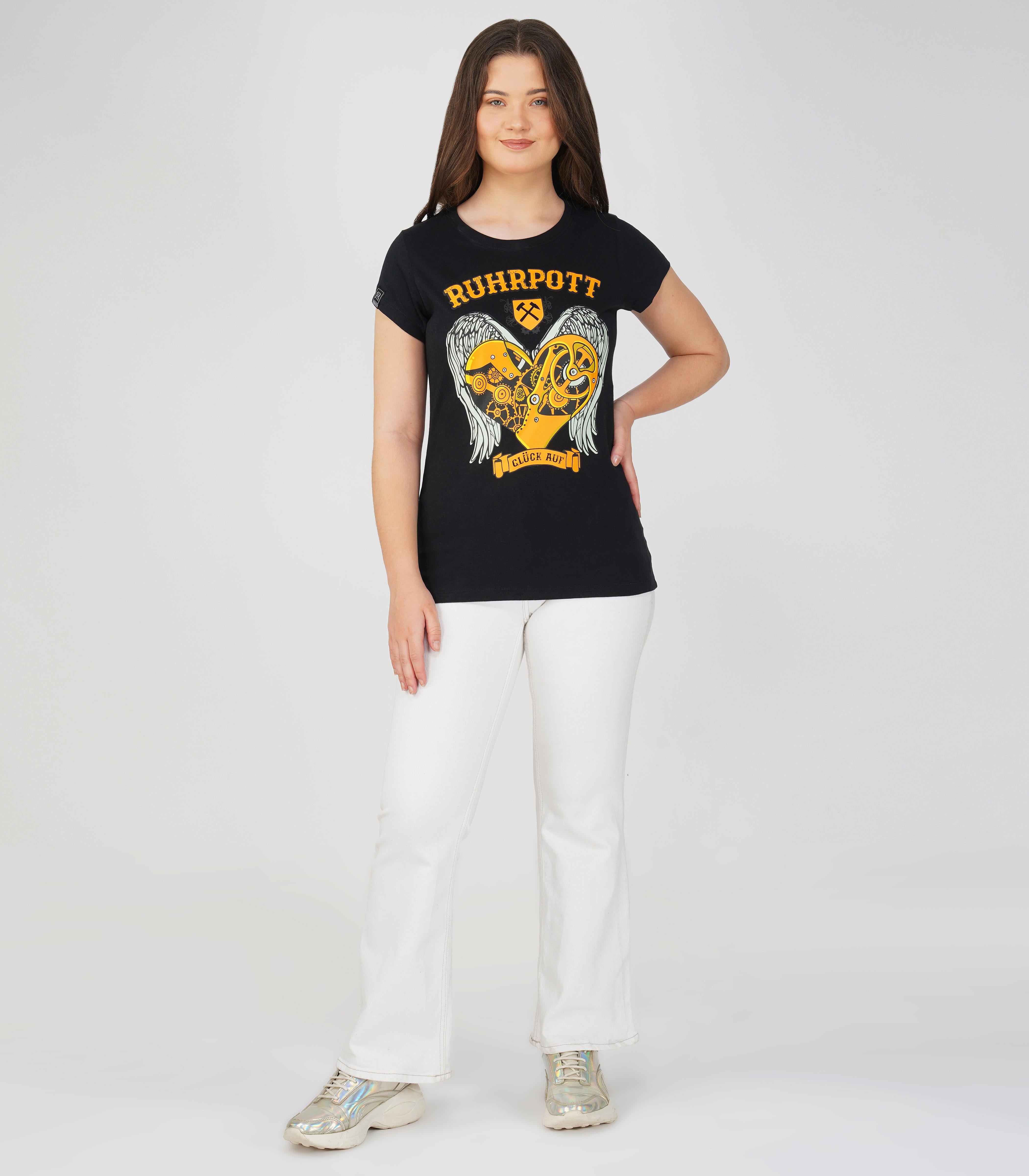 Ruhrpott Round neck T-Shirt Women-RRT546