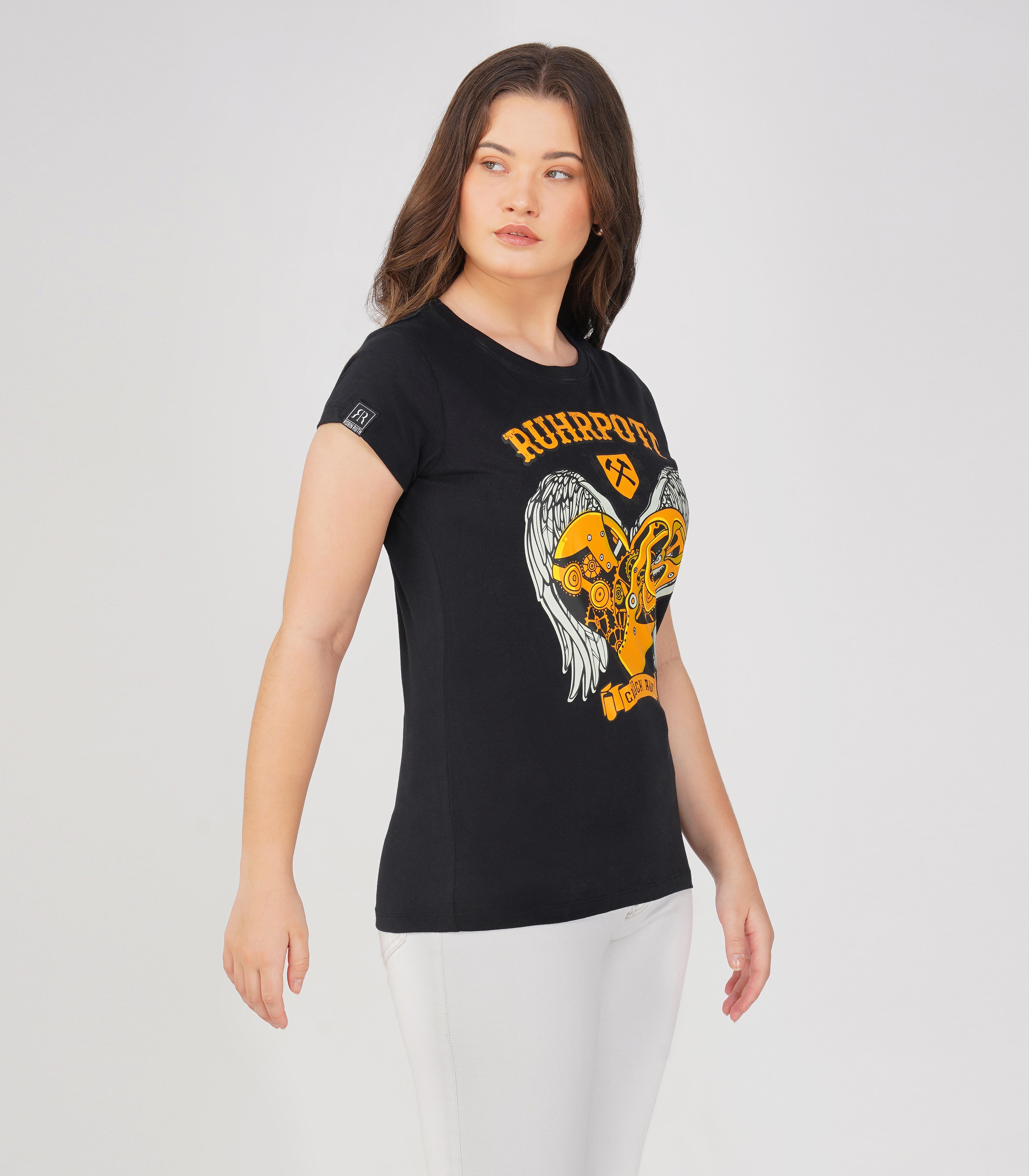 Ruhrpott Round neck T-Shirt Women-RRT546