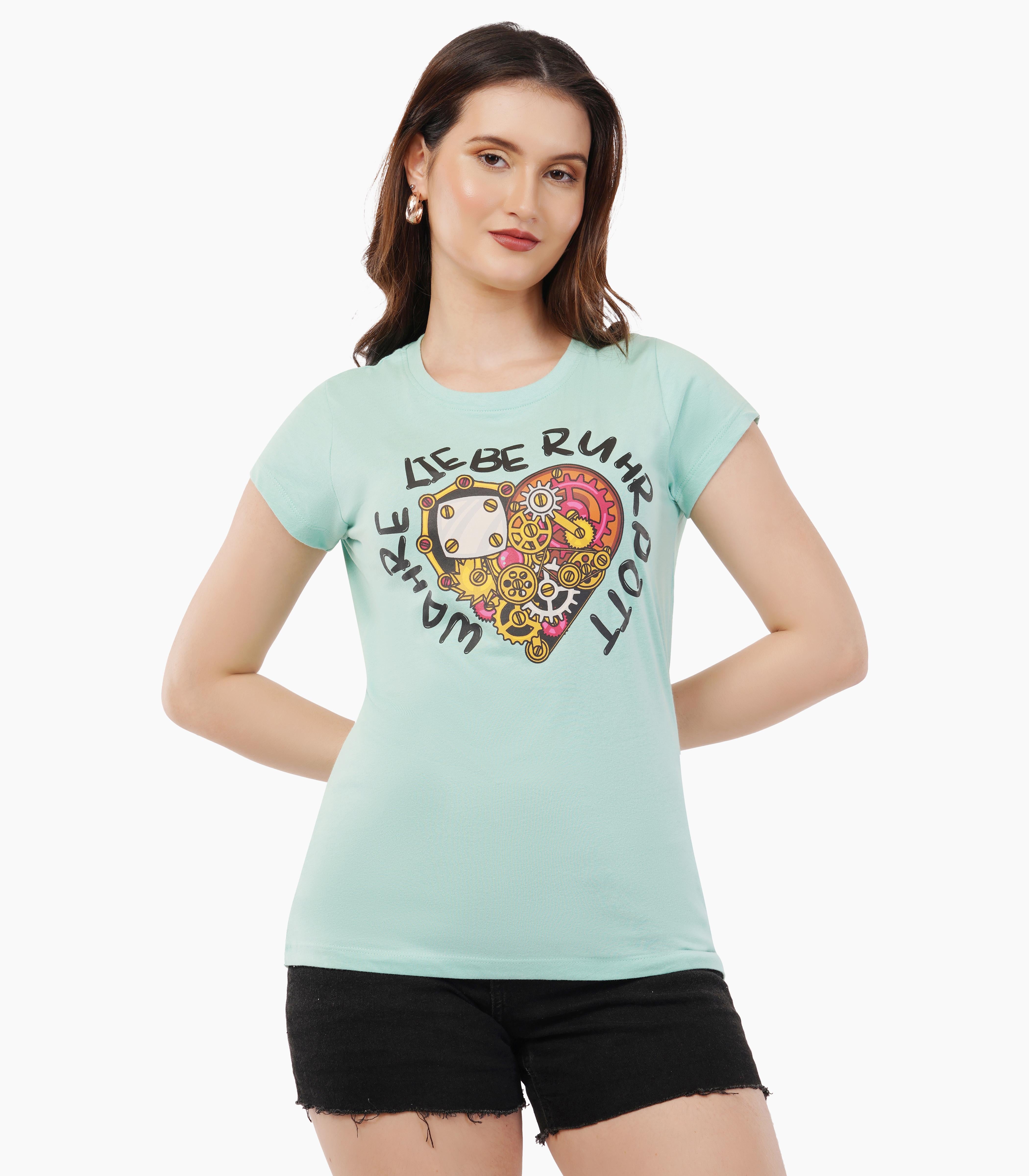 Ruhrpott Round neck T-Shirt Women-RRT552