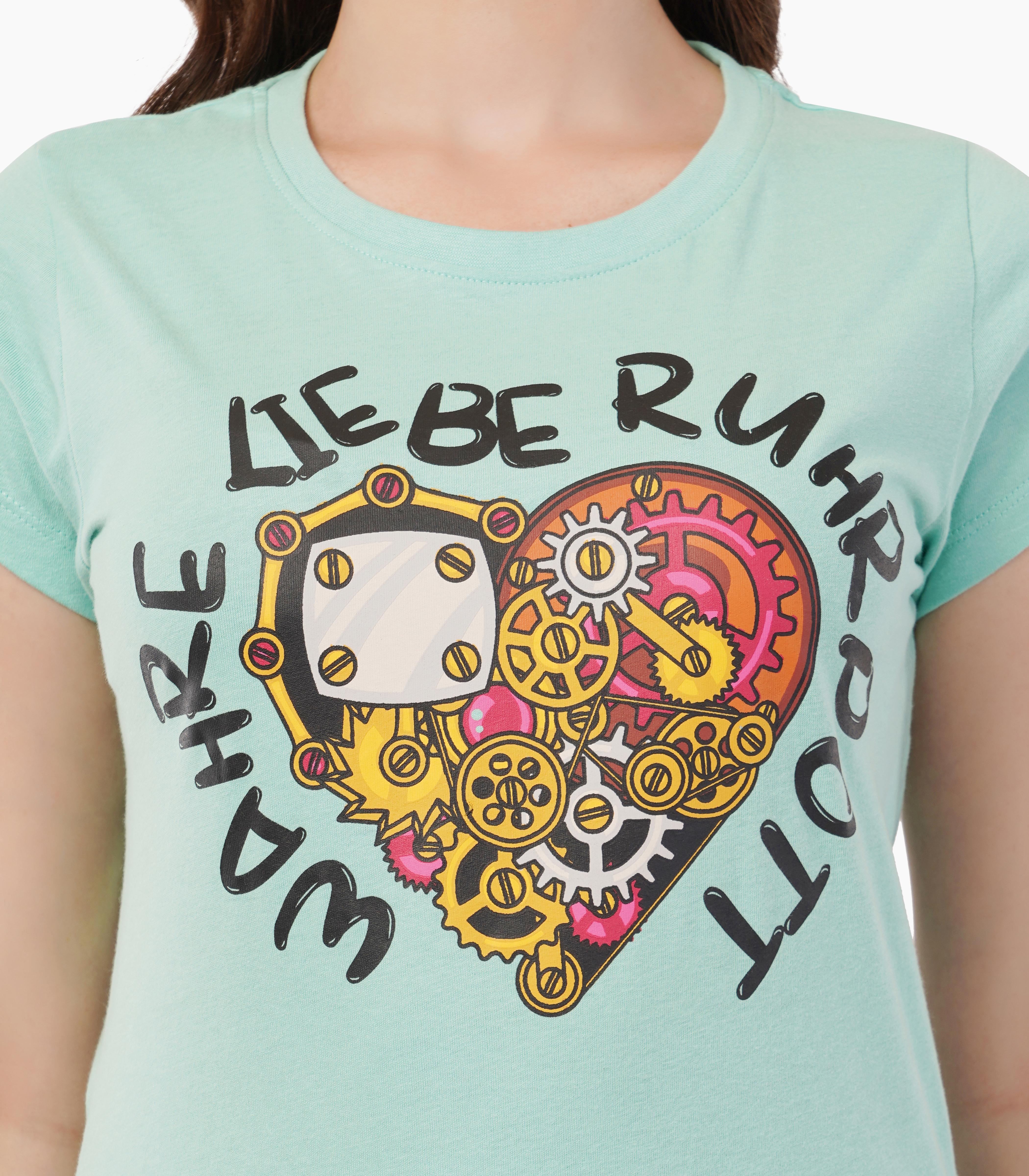 Ruhrpott Round neck T-Shirt Women-RRT552