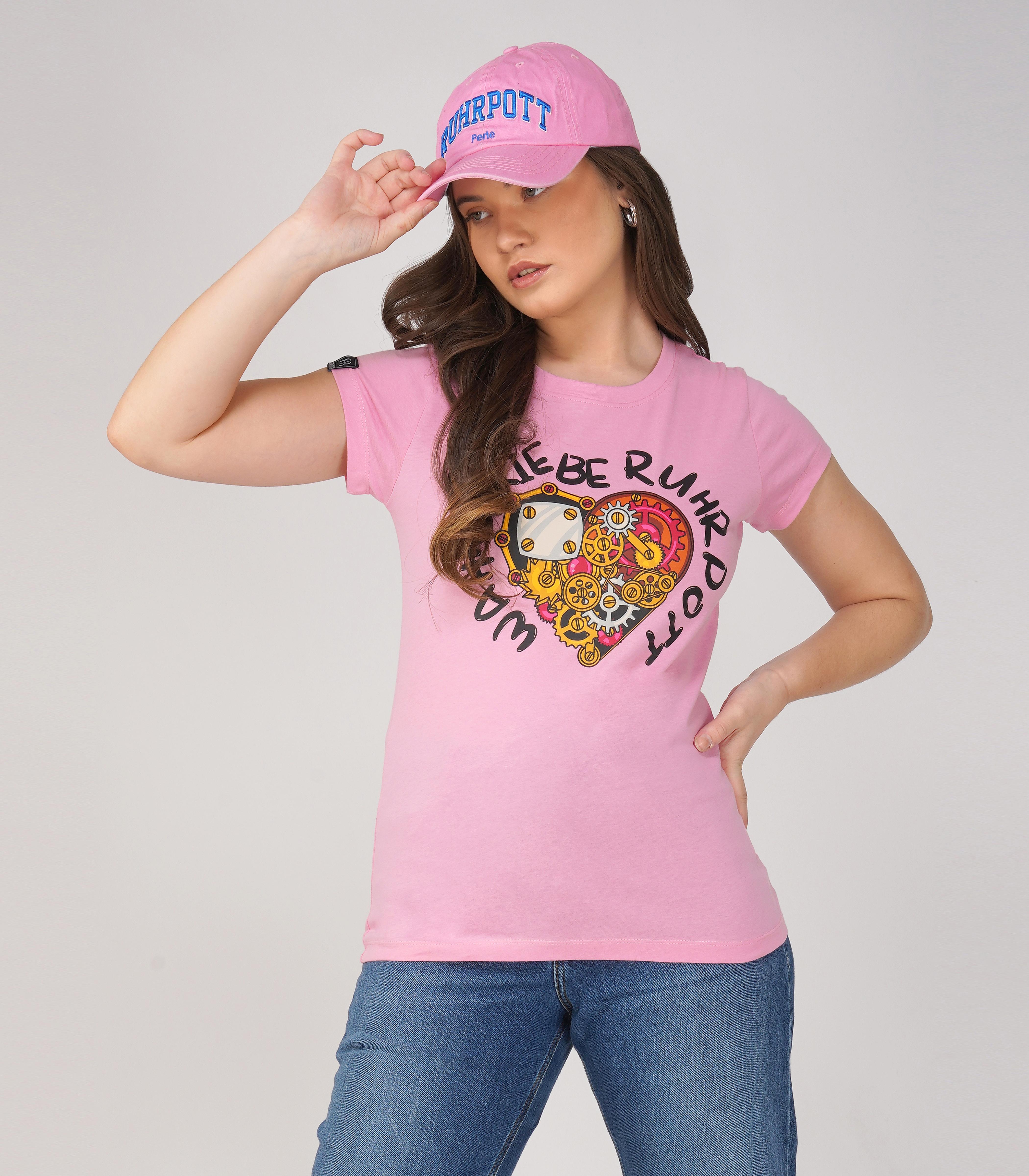 Ruhrpott Round neck T-Shirt Women-RRT553