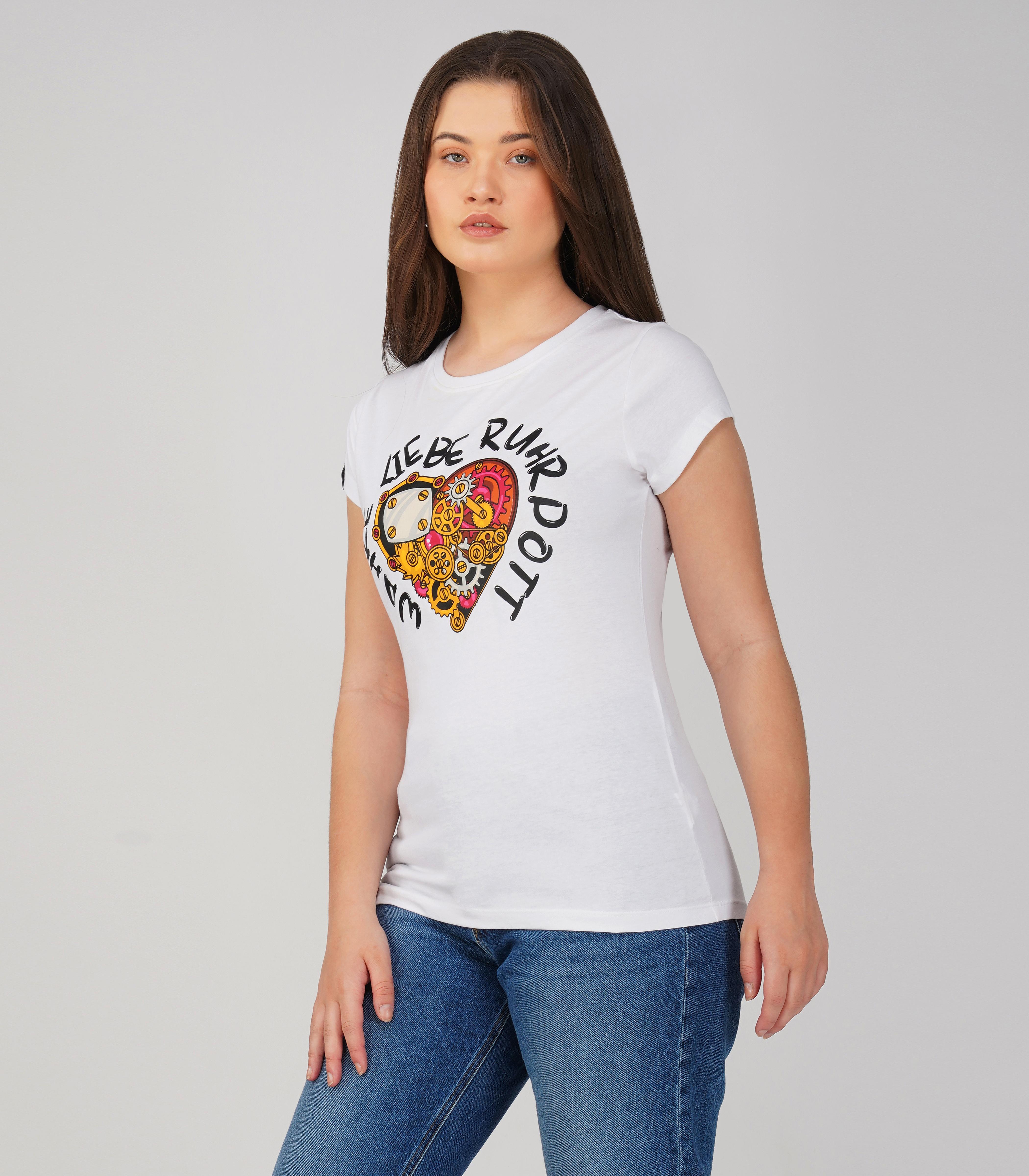 Ruhrpott Round neck T-Shirt Women-RRT554
