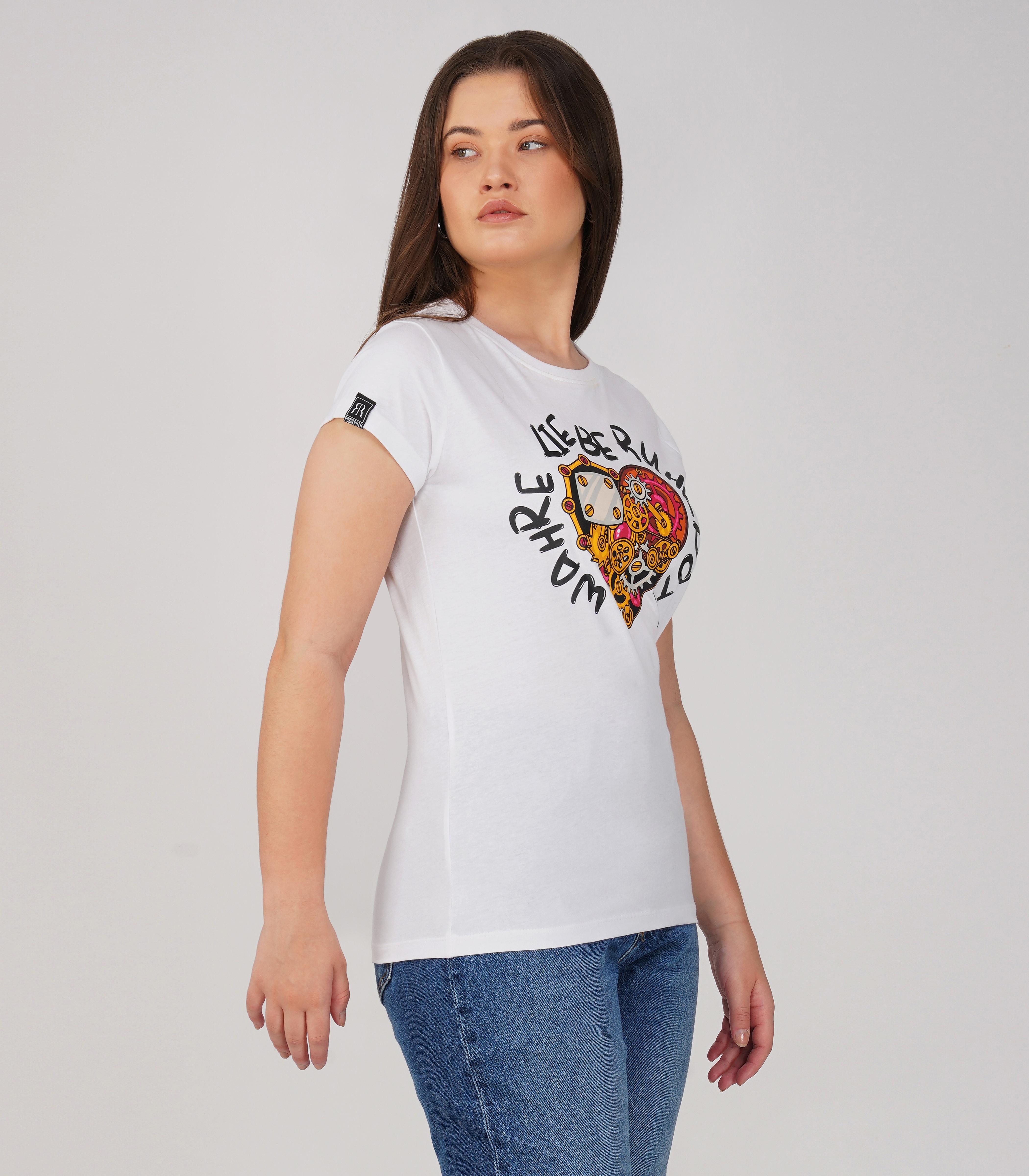 Ruhrpott Round neck T-Shirt Women-RRT554