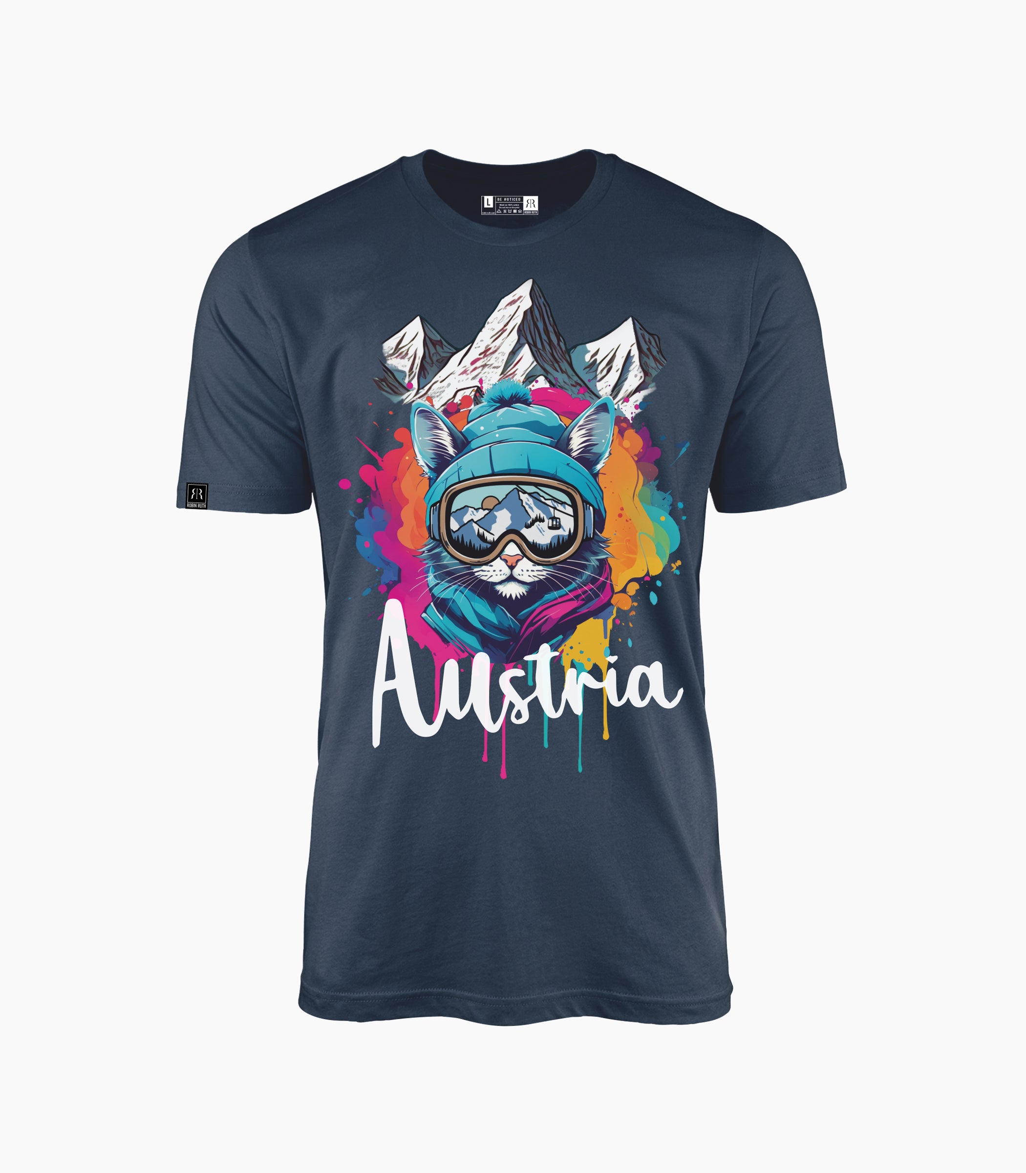 Austria Round neck T-Shirt Unisex-RRT906 - Robin Ruth