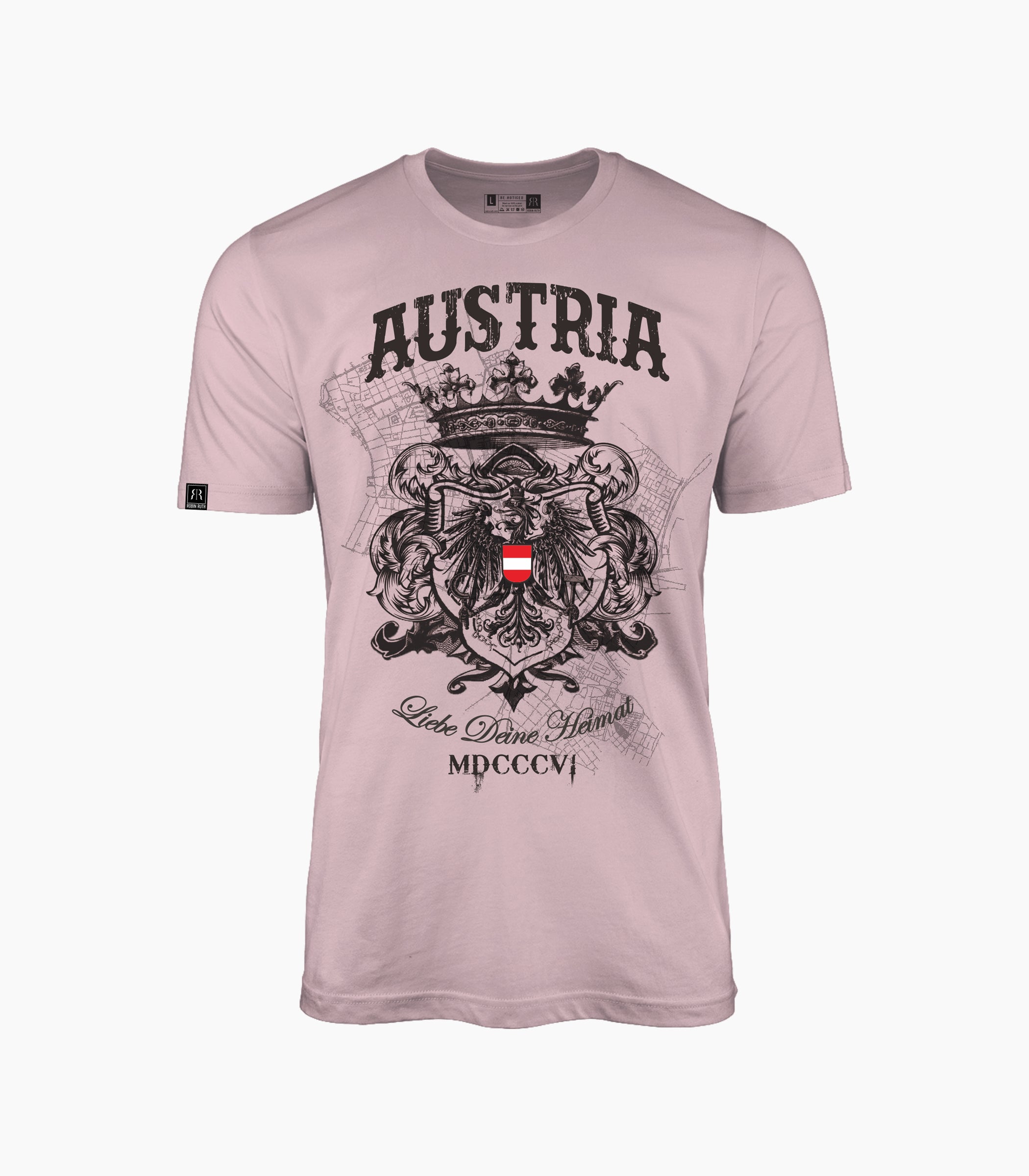 Austria Round neck T-Shirt Unisex-RCD002 - Robin Ruth