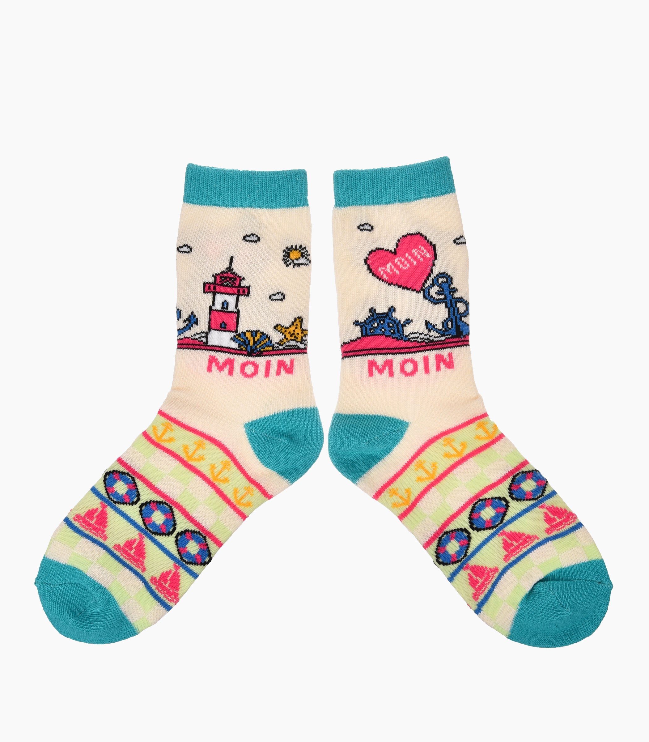 Moin Moin Crew Socks Kids - Robin Ruth