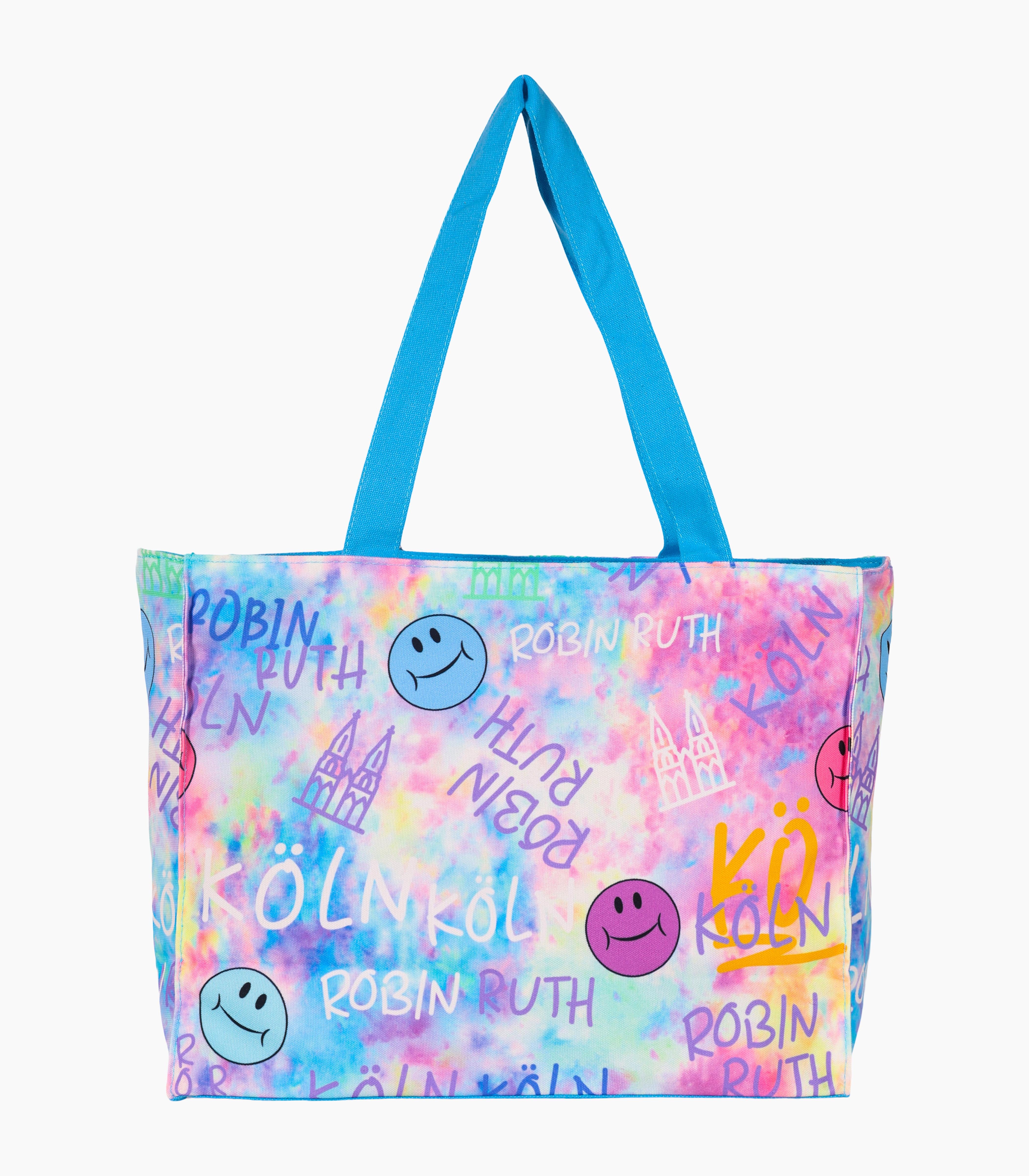 Köln Shopper Tote Bag Smiley - Large