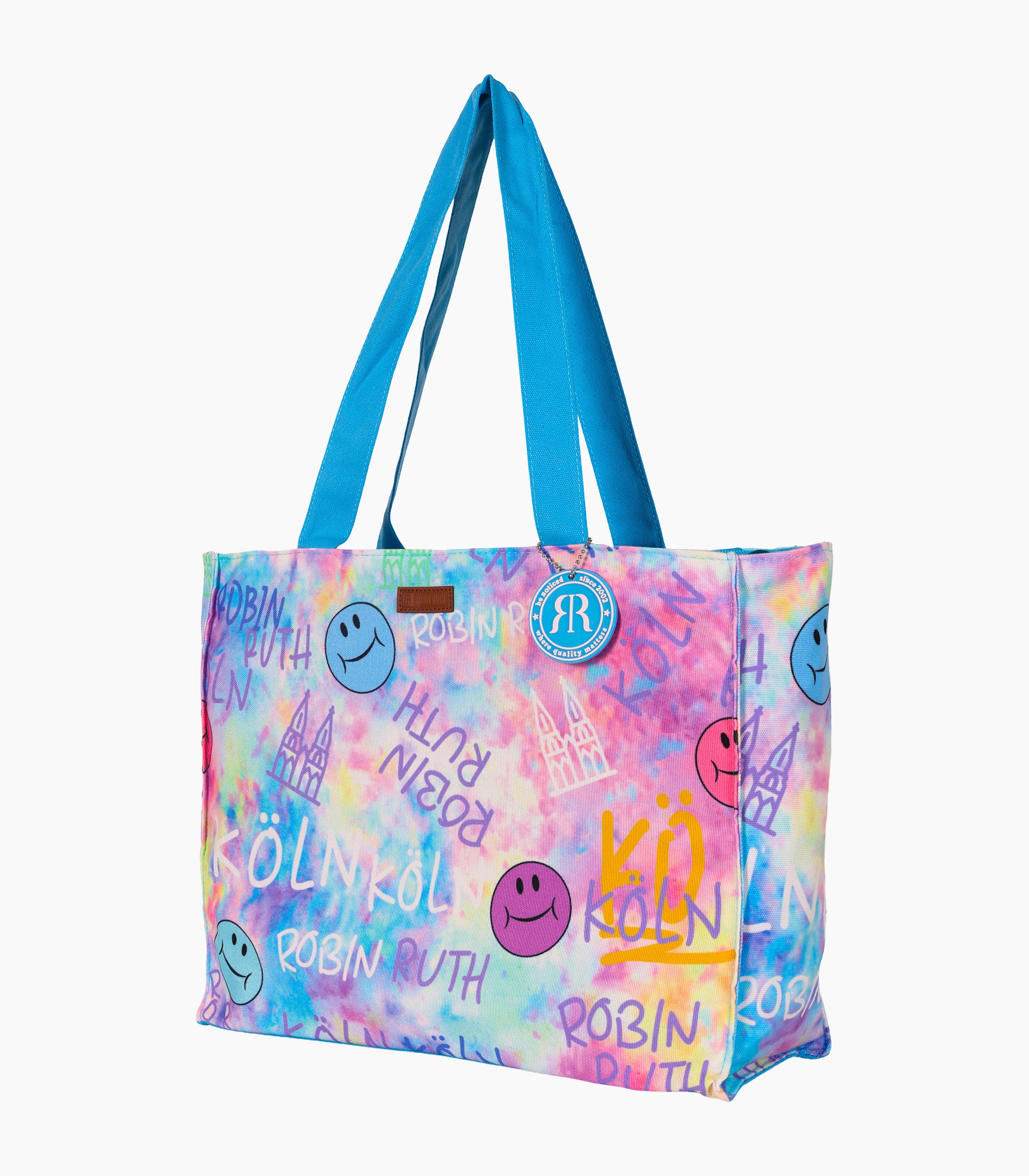 Köln Shopper Tote Bag Smiley - Large