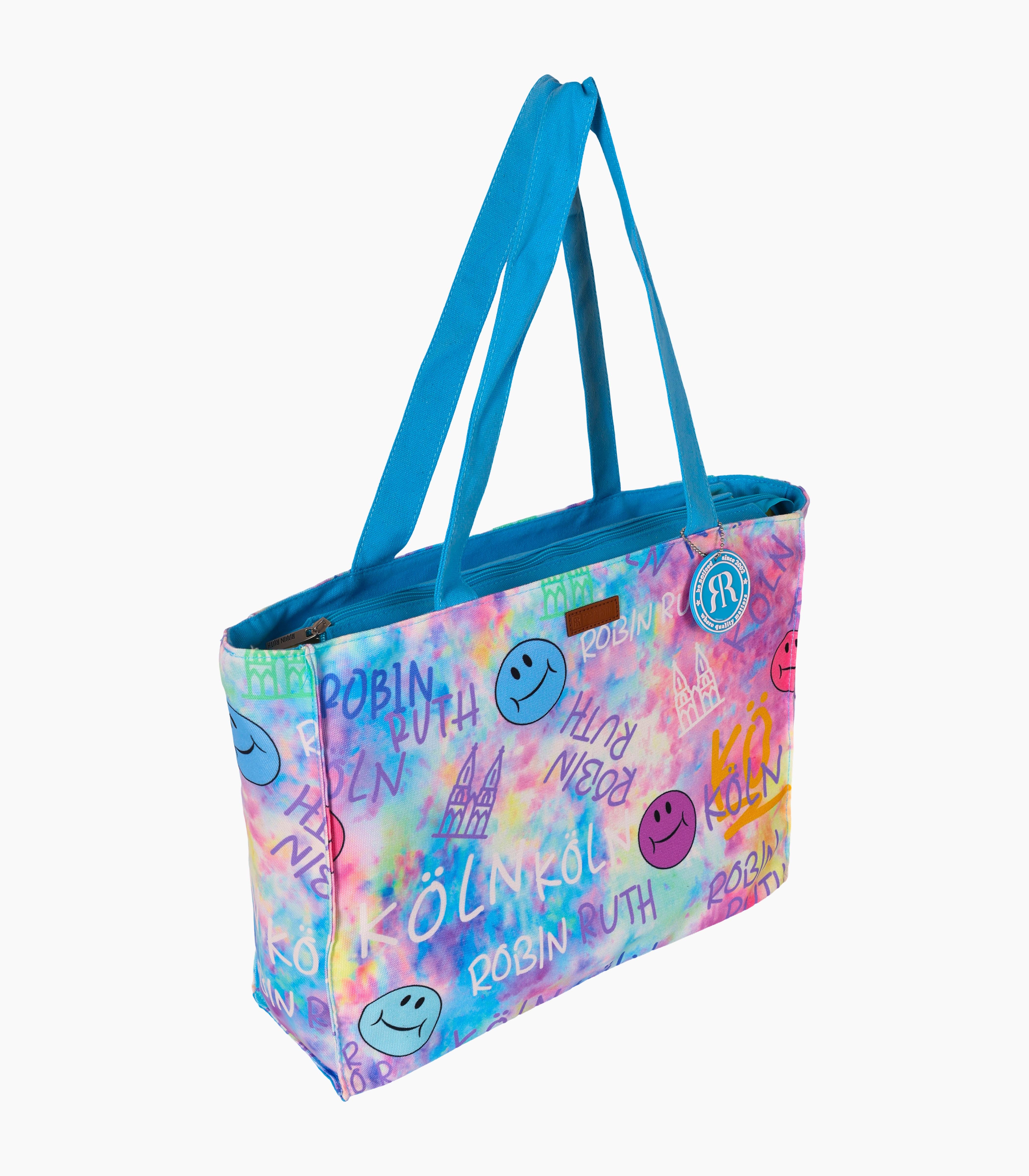 Köln Shopper Tote Bag Smiley - Large