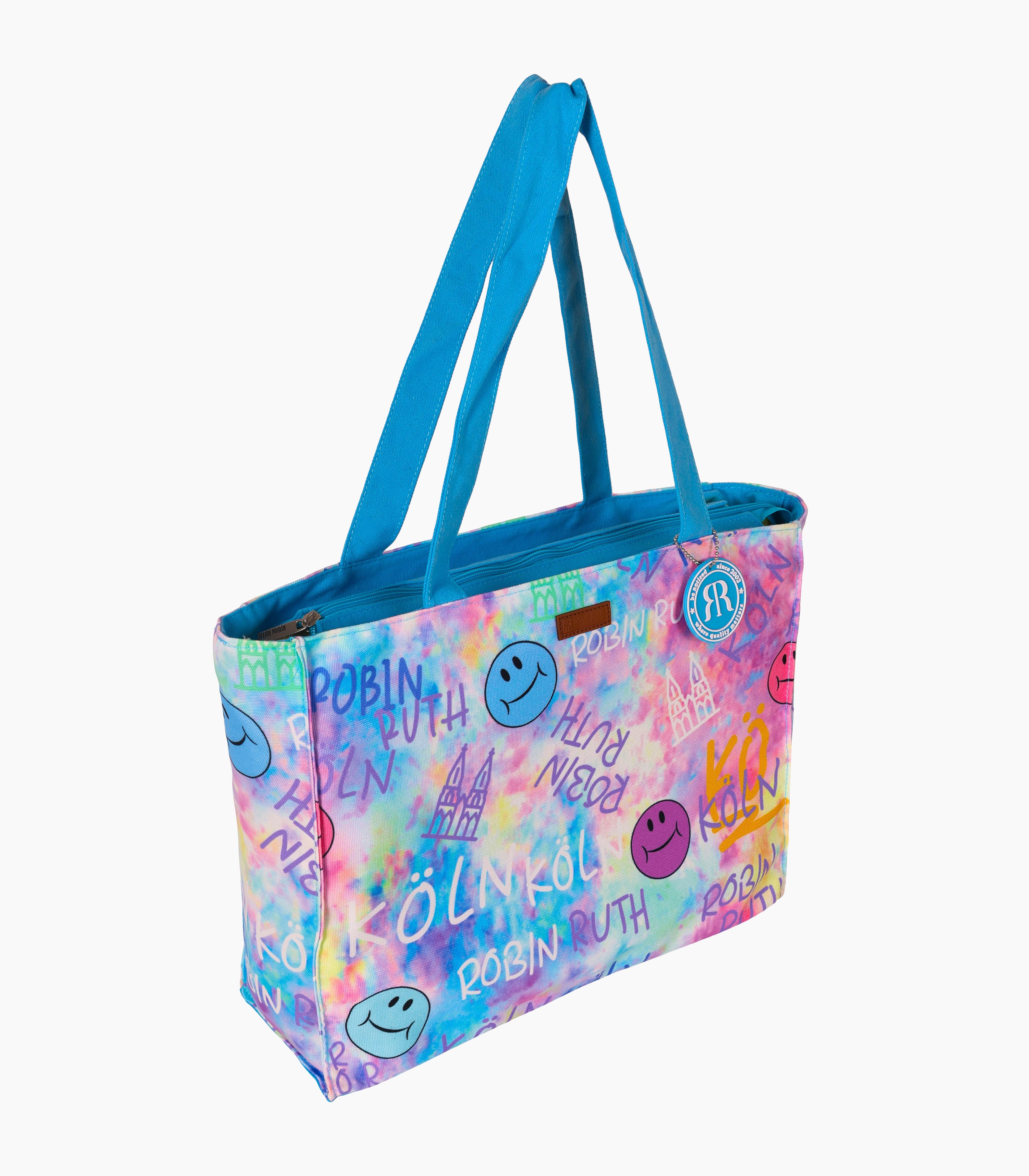Köln Shopper Tote Bag Smiley - Small